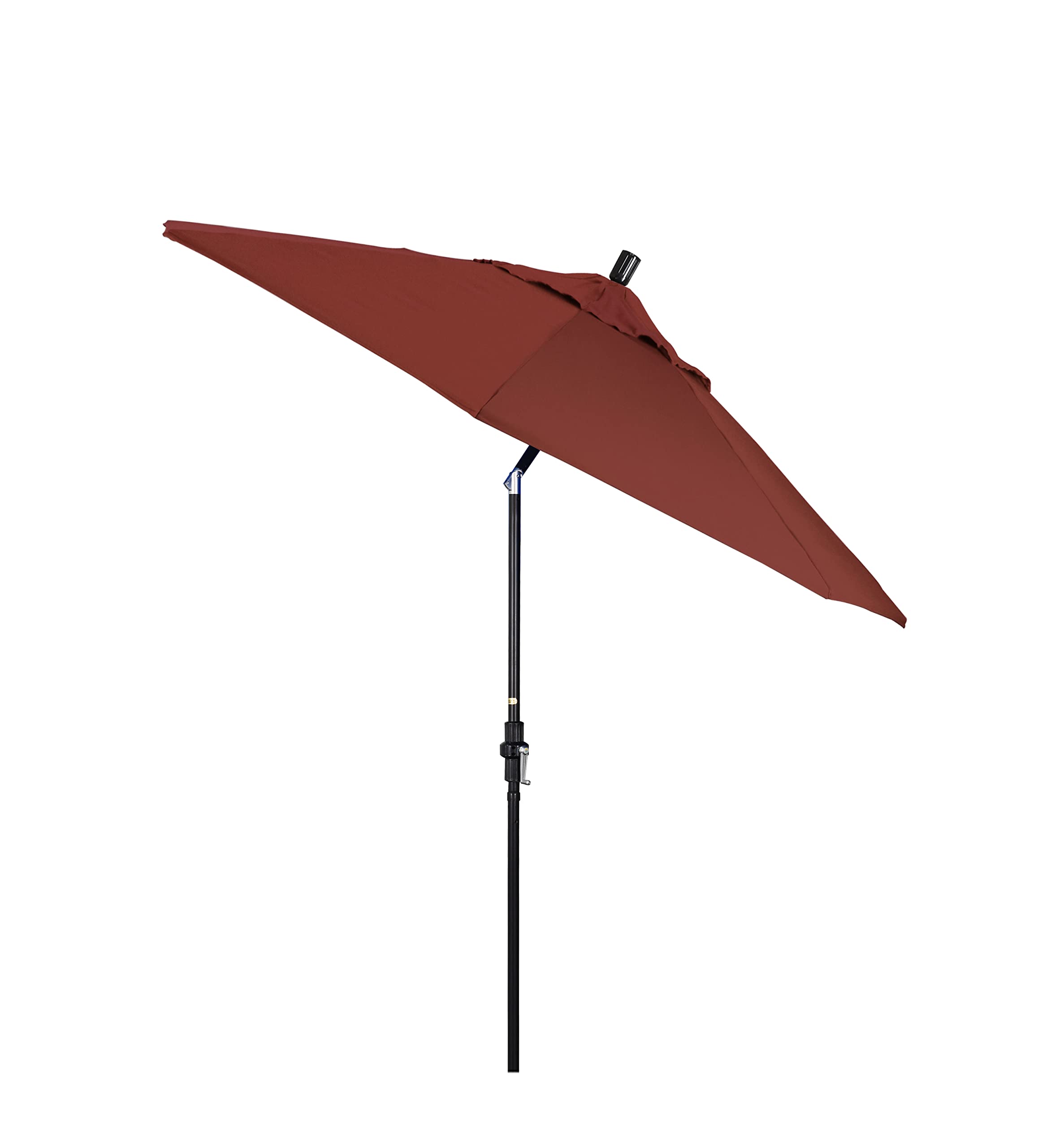 9' Round California Umbrella with Aluminum Pole & Fiberglass Ribs - Durable Outdoor Patio Umbrella for Backyard, Poolside, and Beach Use
