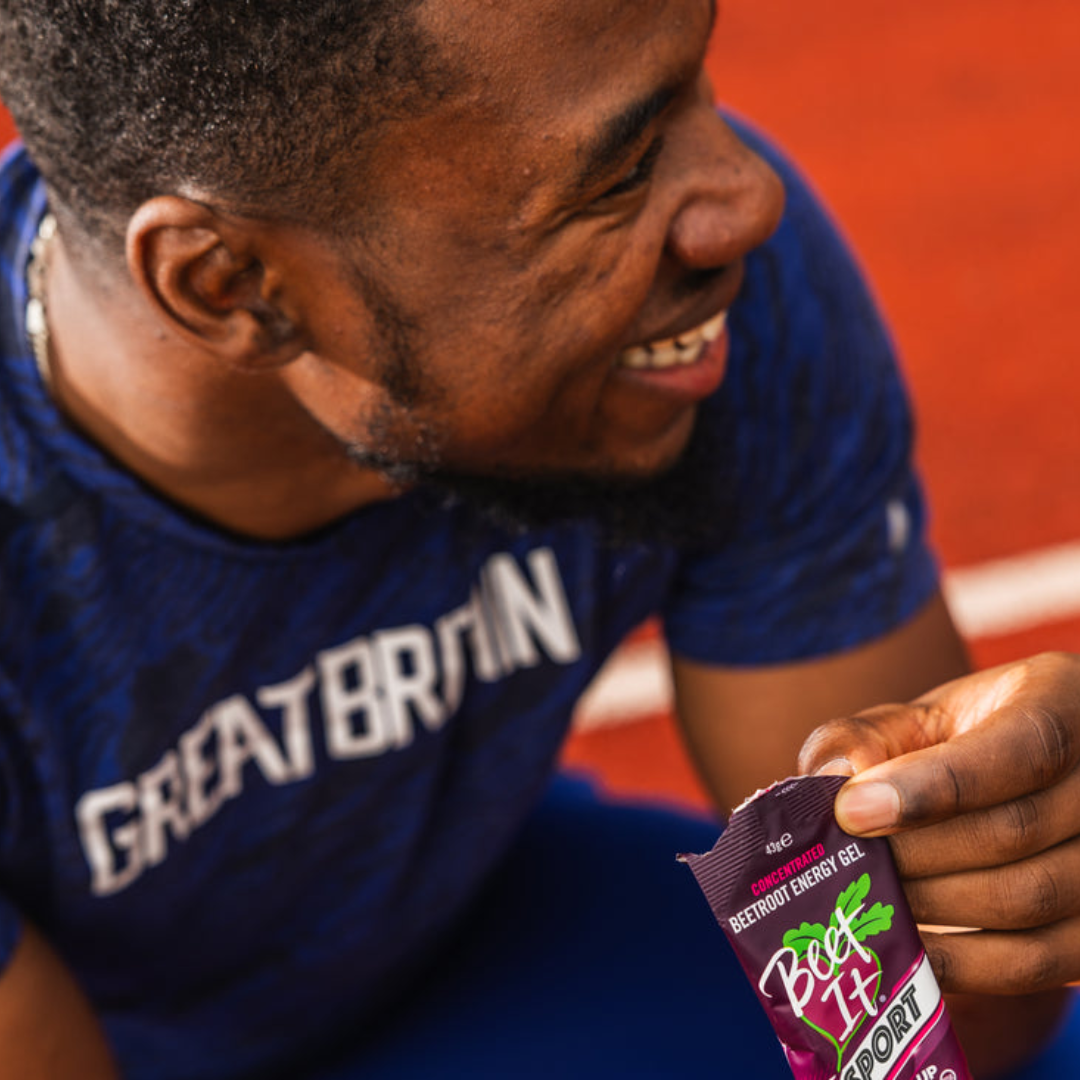 Beet It Sport Beetroot Energy Gel - Natural Nitrate Boost for Athletes & Workouts - Top Up 100ml - Perfect for Running, Cycling & Endurance Sports