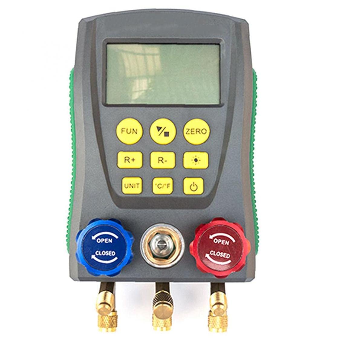 Digital Manifold Gauge DY517 - Professional Car AC Pressure & Temperature Tester with Electronic Manometer - Perfect for Auto AC Repair & HVAC System Diagnostics