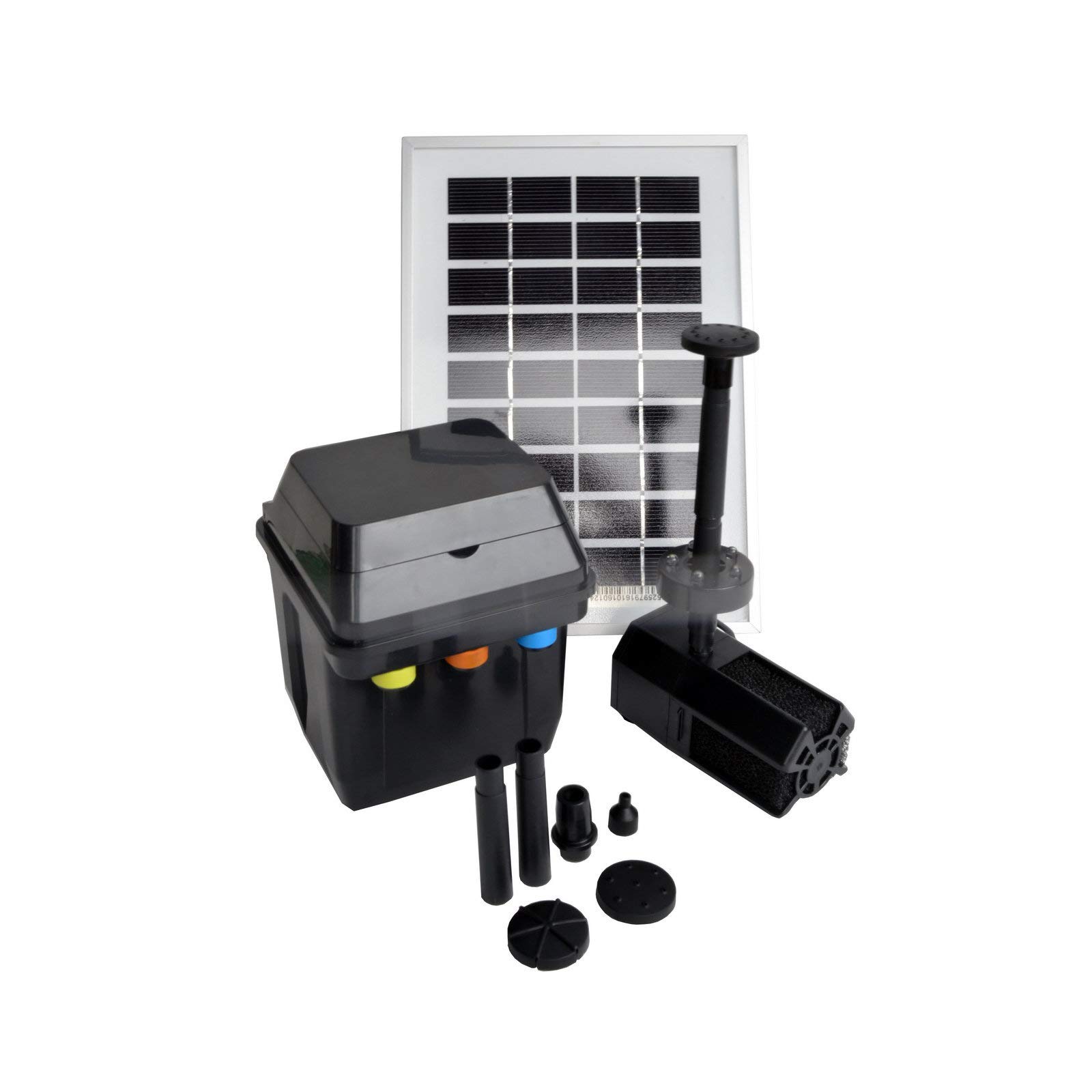 Solar Powered Outdoor Garden Water Pump Kit - 3W Landscape Fountain with Sun Light for Yard, Pond & Patio Decor | Perfect for Backyard, Garden & Water Features