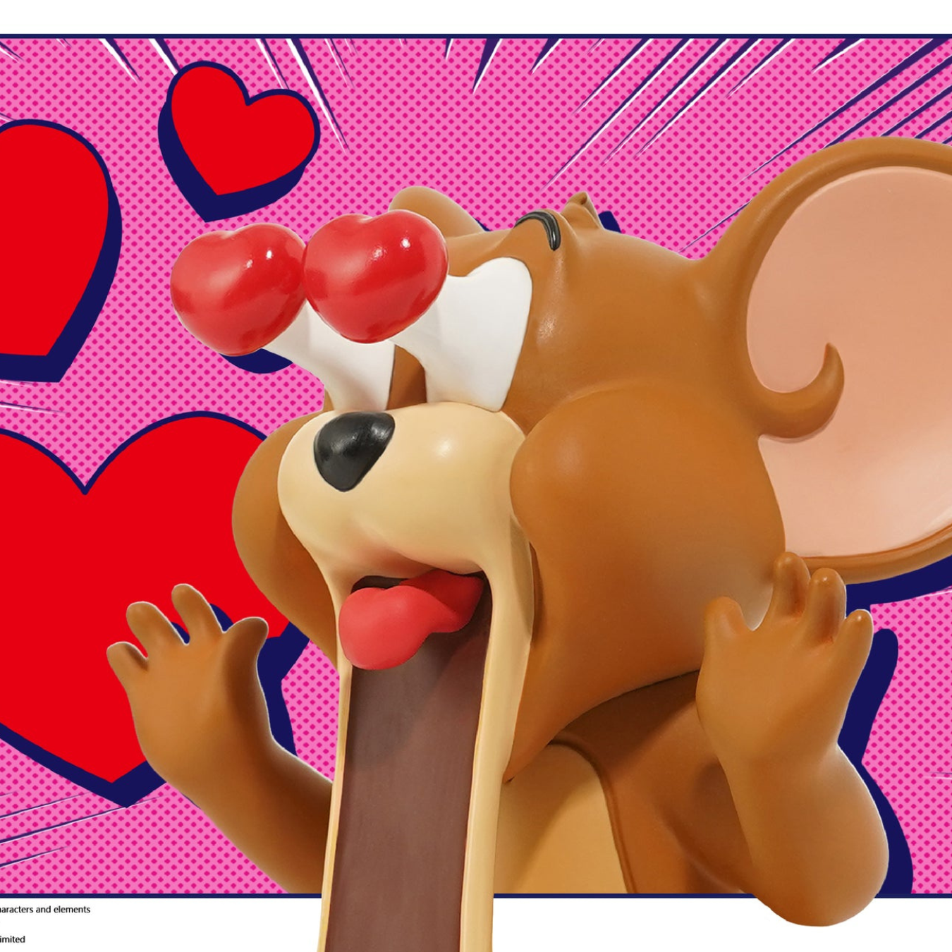 Soap Studio Tom and Jerry Jaw-Dropping Jerry Figure - Collectible Toy for Fans, Perfect for Display, Gifts, and Home Decor