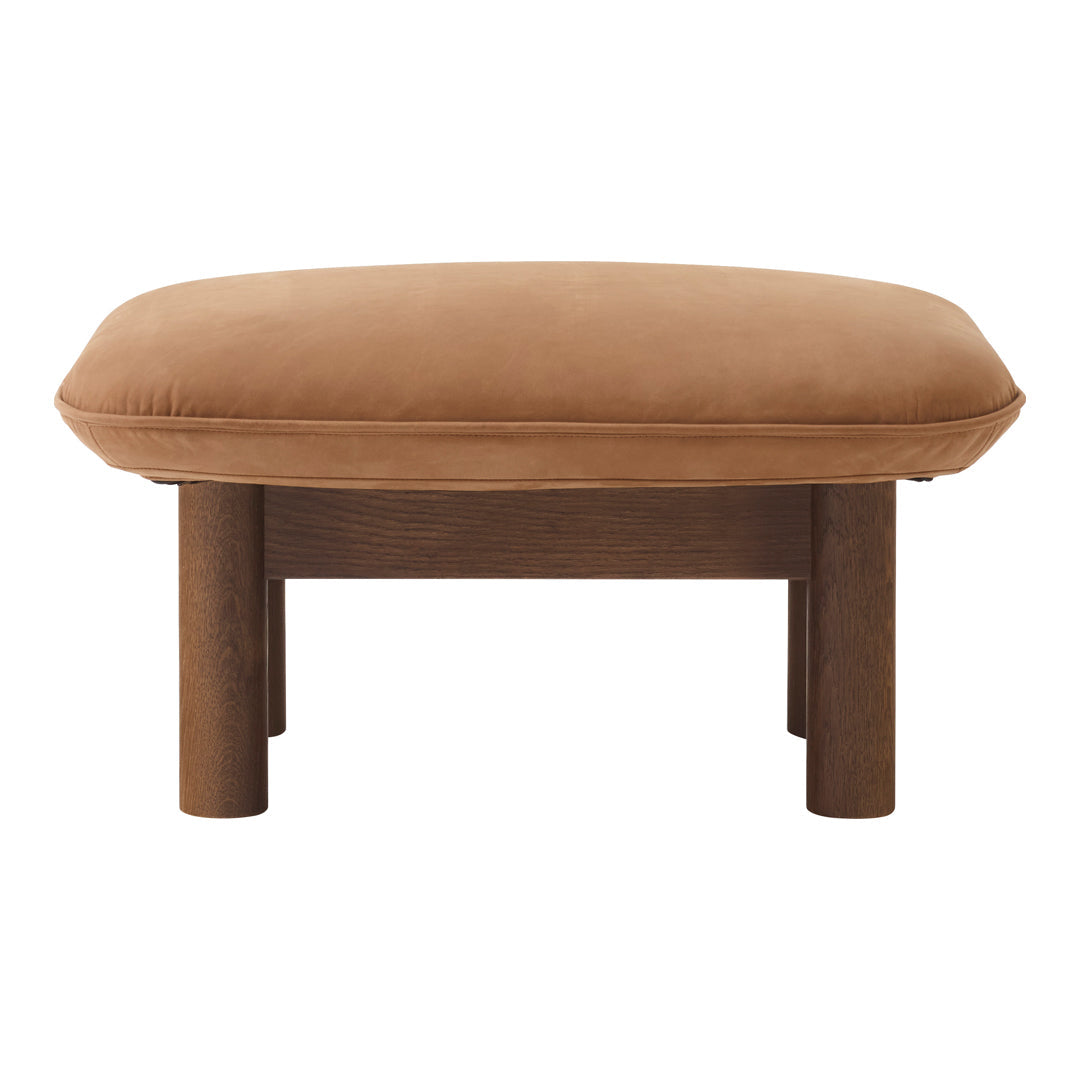Brasilia Ottoman - Modern Round Storage Ottoman with Lift Top, Upholstered Footrest & Coffee Table - Perfect for Living Room, Bedroom & Home Decor