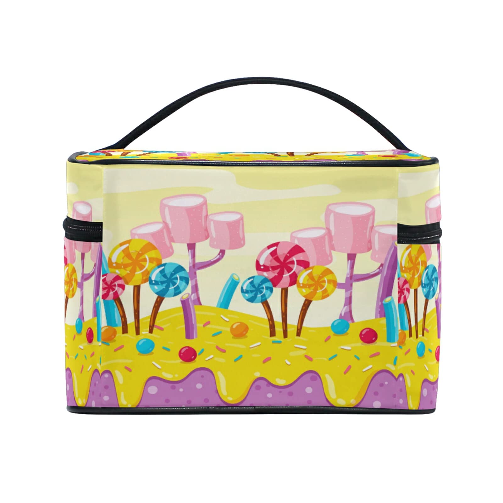 Adorable Baby Shower Gift Candy Cake Makeup Bag for Women - Cute Cosmetic Organizer & Travel Toiletry Case - Perfect for Bridesmaid Gifts, Birthday Presents & Travel Essentials