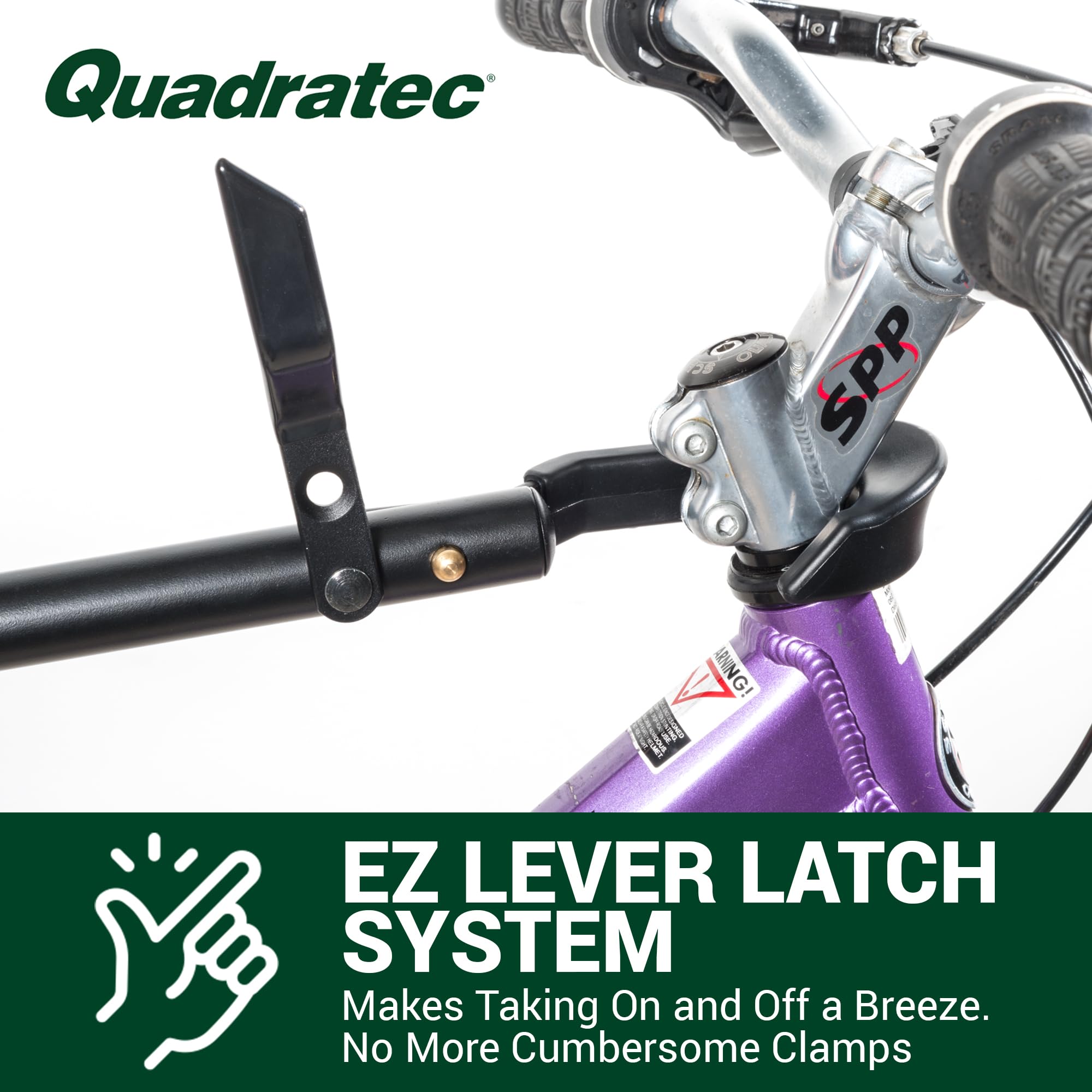 Quadratec Adjustable Bike Bar Adapter for Bike Rack - Fits 23.5