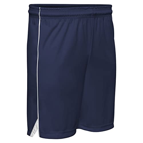 Navy Blue, White