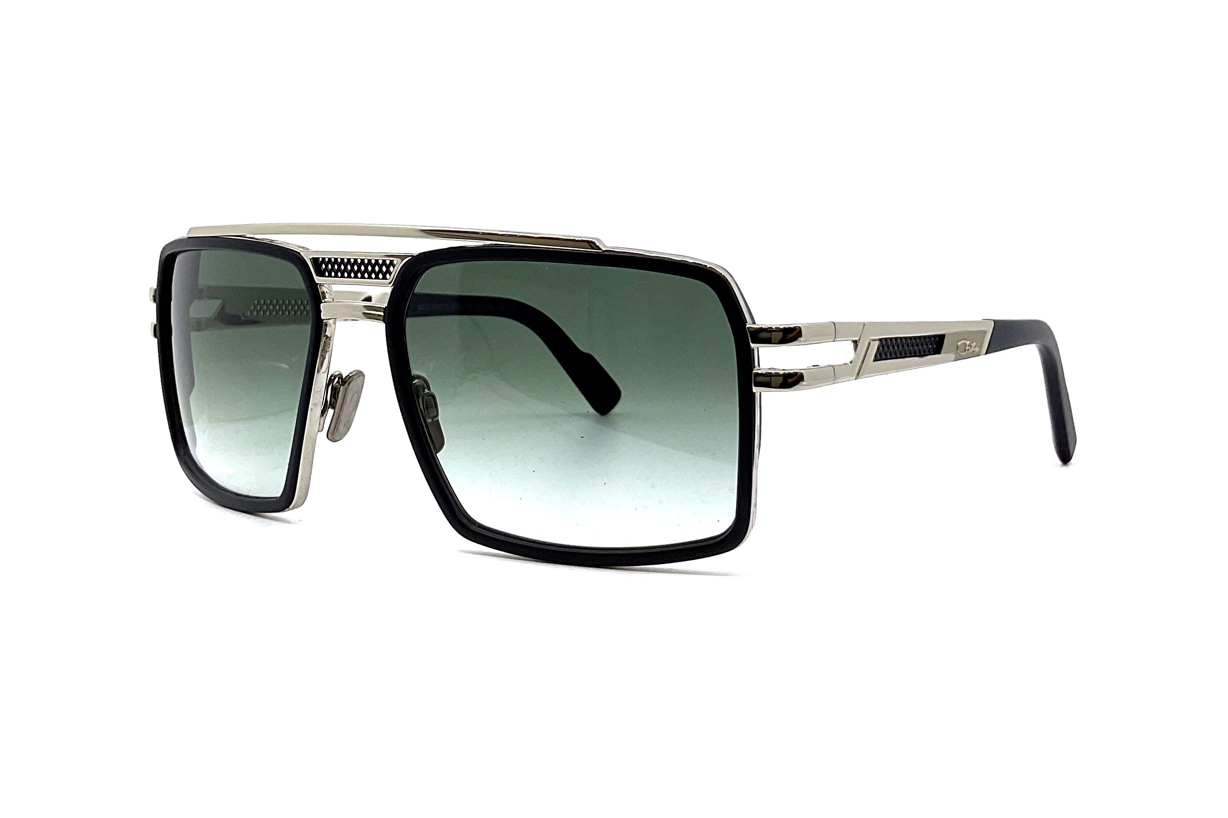 Cazal 6033/3 Sunglasses - Black/Silver Matte Frame - UV Protection - Retro Style for Men & Women - Perfect for Outdoor Activities & Fashion Statements