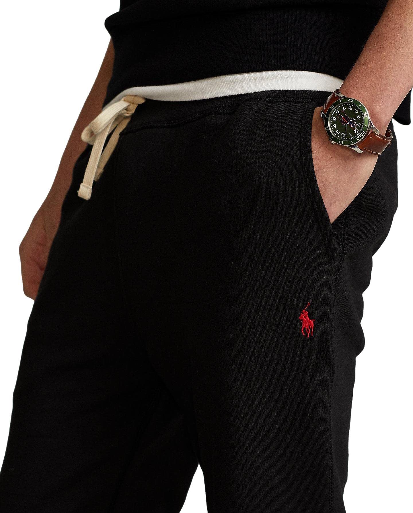 POLO RALPH LAUREN Men's Athletic Fleece Sweatpants with Drawstring Waist - Comfortable Lounge Pants for Gym, Running & Casual Wear