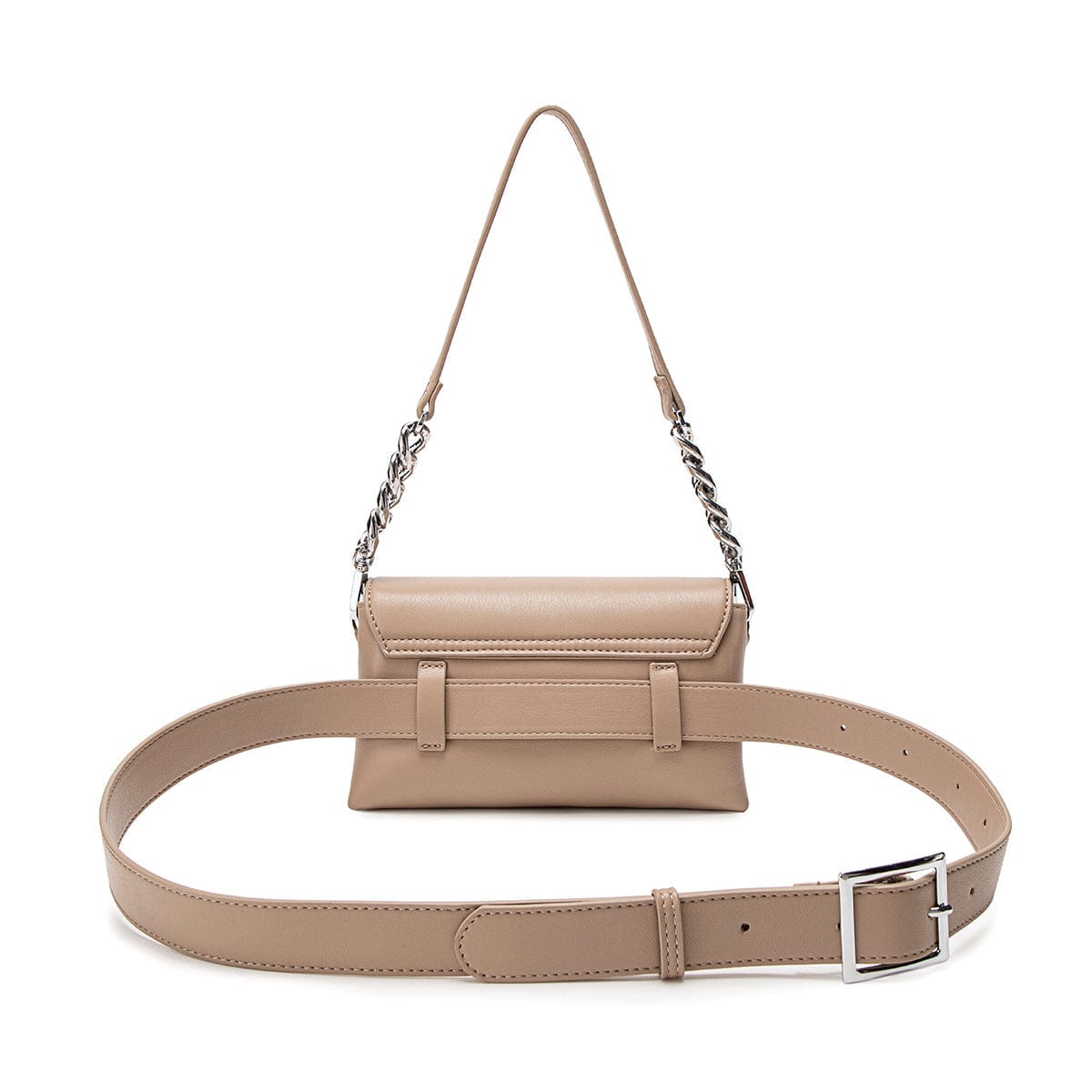 Ruth Vegan Leather Small Crossbody Bag for Women | Latte Brown | Perfect for Everyday Use, Work, and Travel