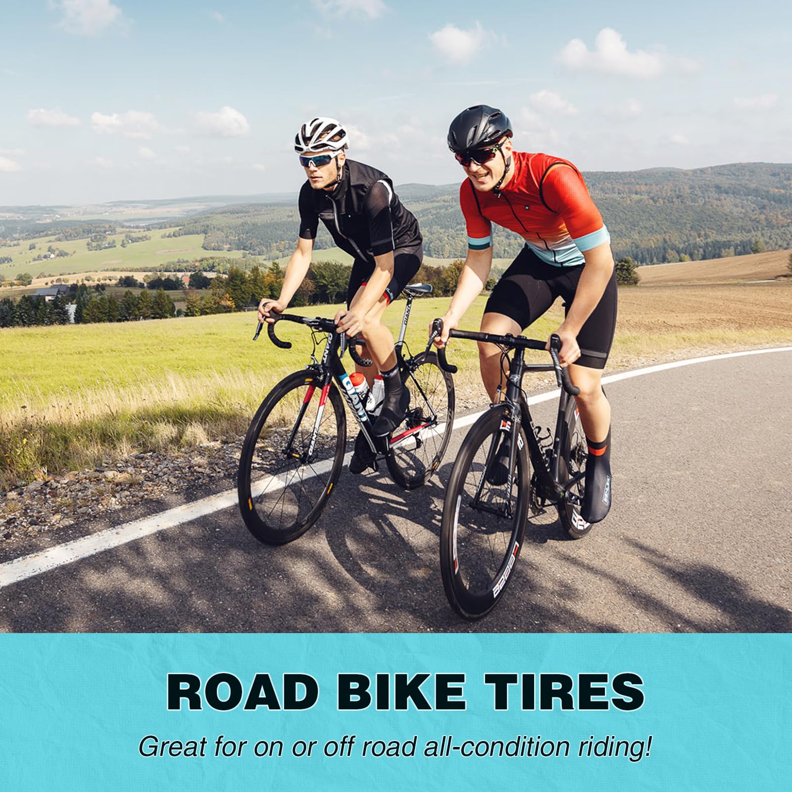 MEGHNA 700C Road Bike Tires - Foldable 700x28C/32C/35C Fast Rolling Replacement Tires for Road Racing, Fixed Gear, Gravel & Hybrid Bikes | Durable & Lightweight for Commuting, Training & Long-Distance Cycling
