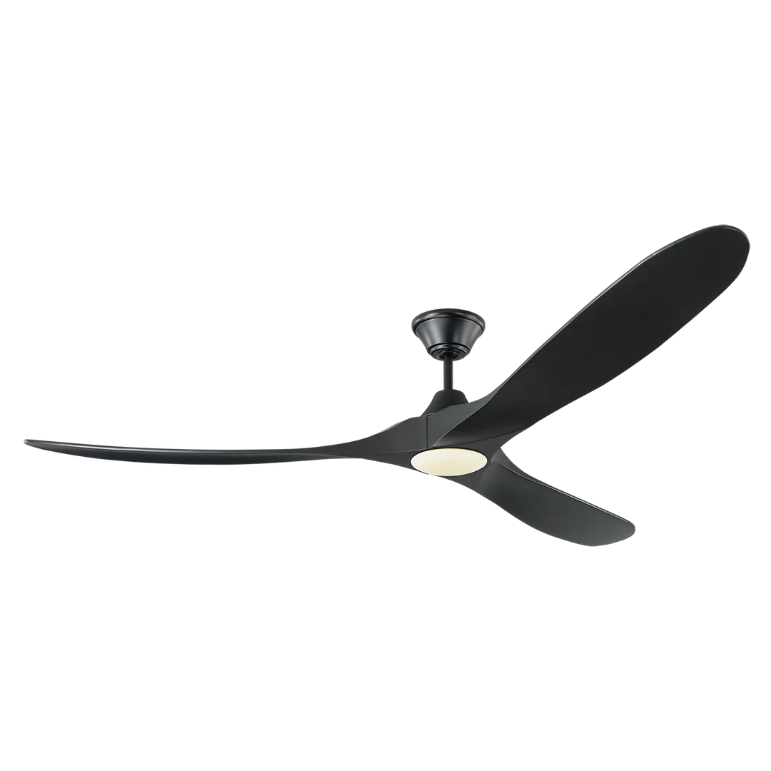 Maverick LED Ceiling Fan with Remote Control - Energy Efficient Modern Ceiling Light & Air Circulator - Perfect for Living Room, Bedroom & Outdoor Patio