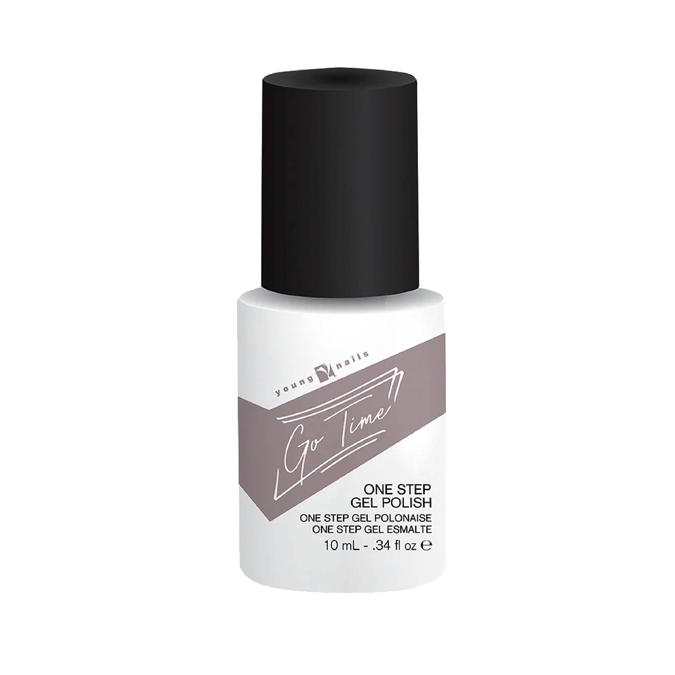 Young Nails Go Time Gel Polish - One Step Gel Nail Polish for Natural & Artificial Nails | LED/UV Light Cured | Soak Off Formula 0.34 fl oz | Perfect for Salon, Home Manicures & Nail Art Designs