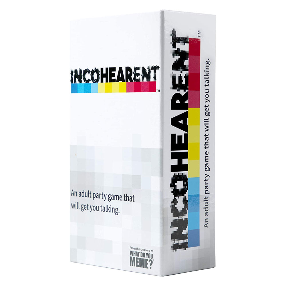 Incohearent Party Game - Fun Adult Card Game for Game Nights & Social Gatherings | Perfect for Friends, Family & Parties