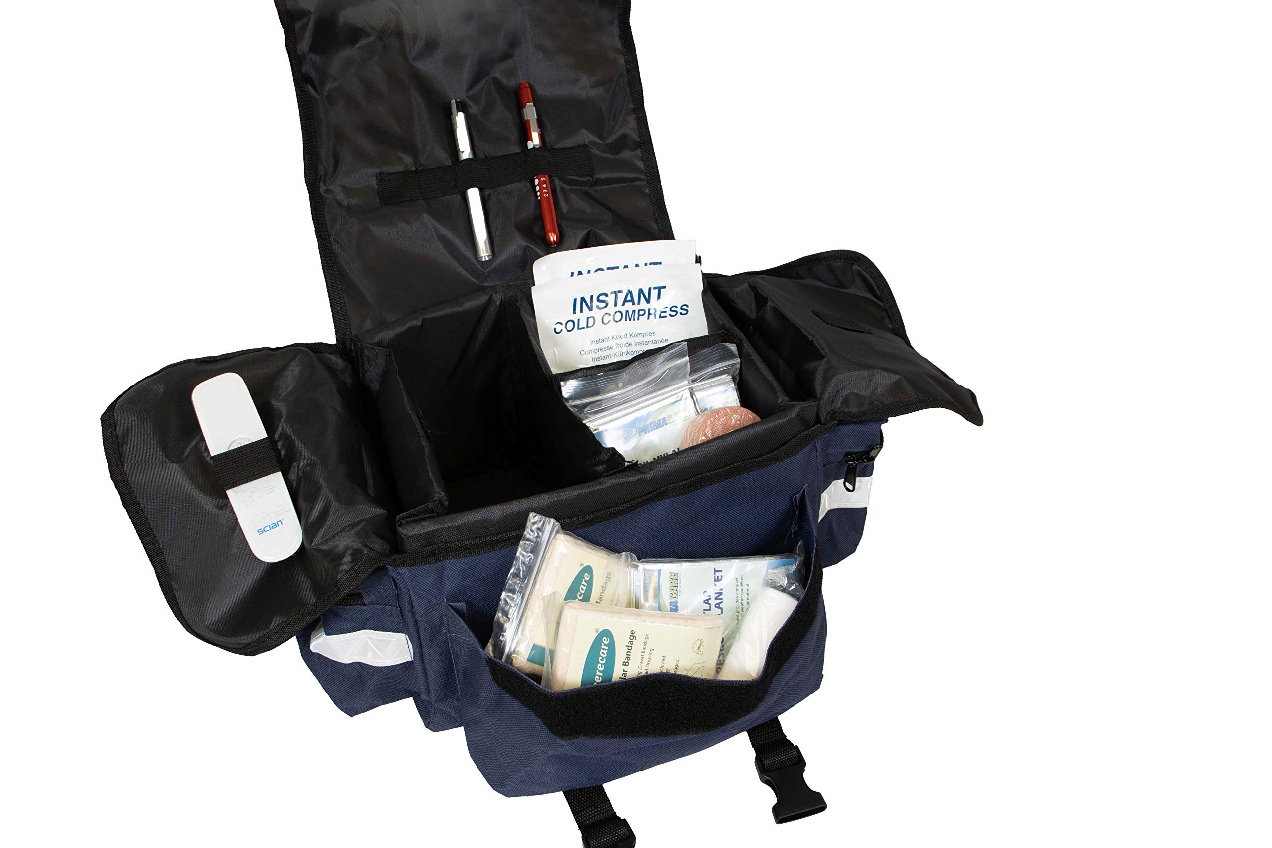 Primacare CSKB-RO74-B Empty First Responder Trauma Bag - 17