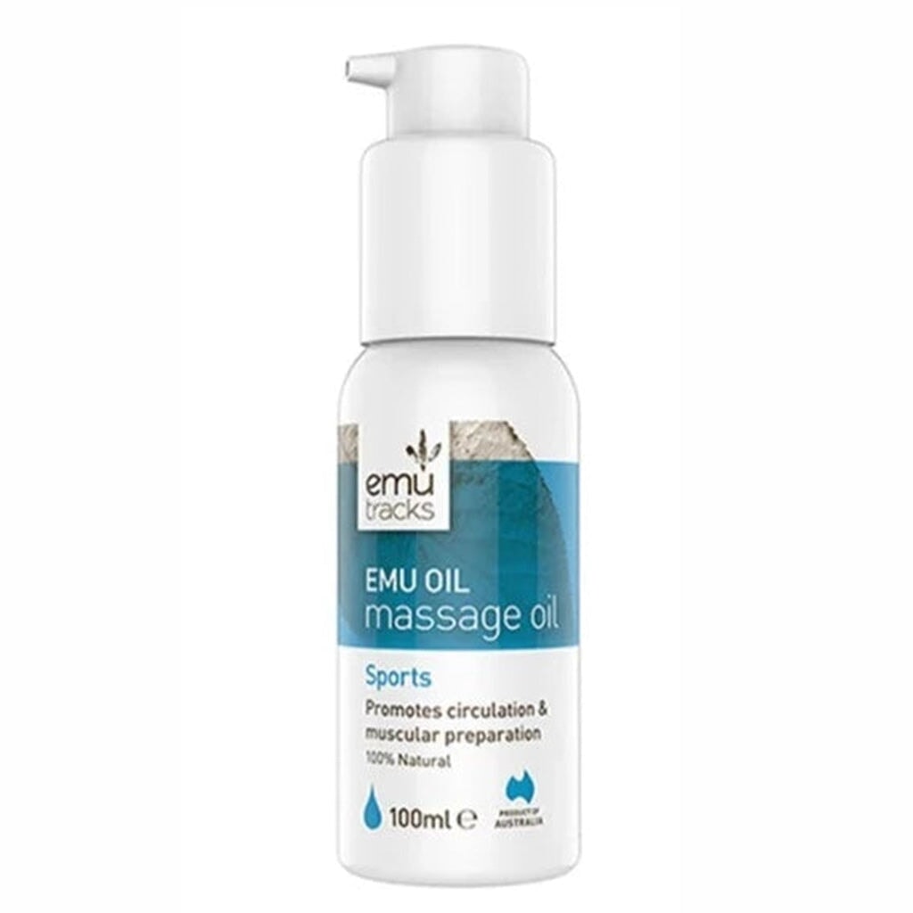Emu Tracks Sports Massage Oil - Premium Pain Relief & Muscle Recovery for Athletes | Post-Workout, Deep Tissue Therapy & Joint Support