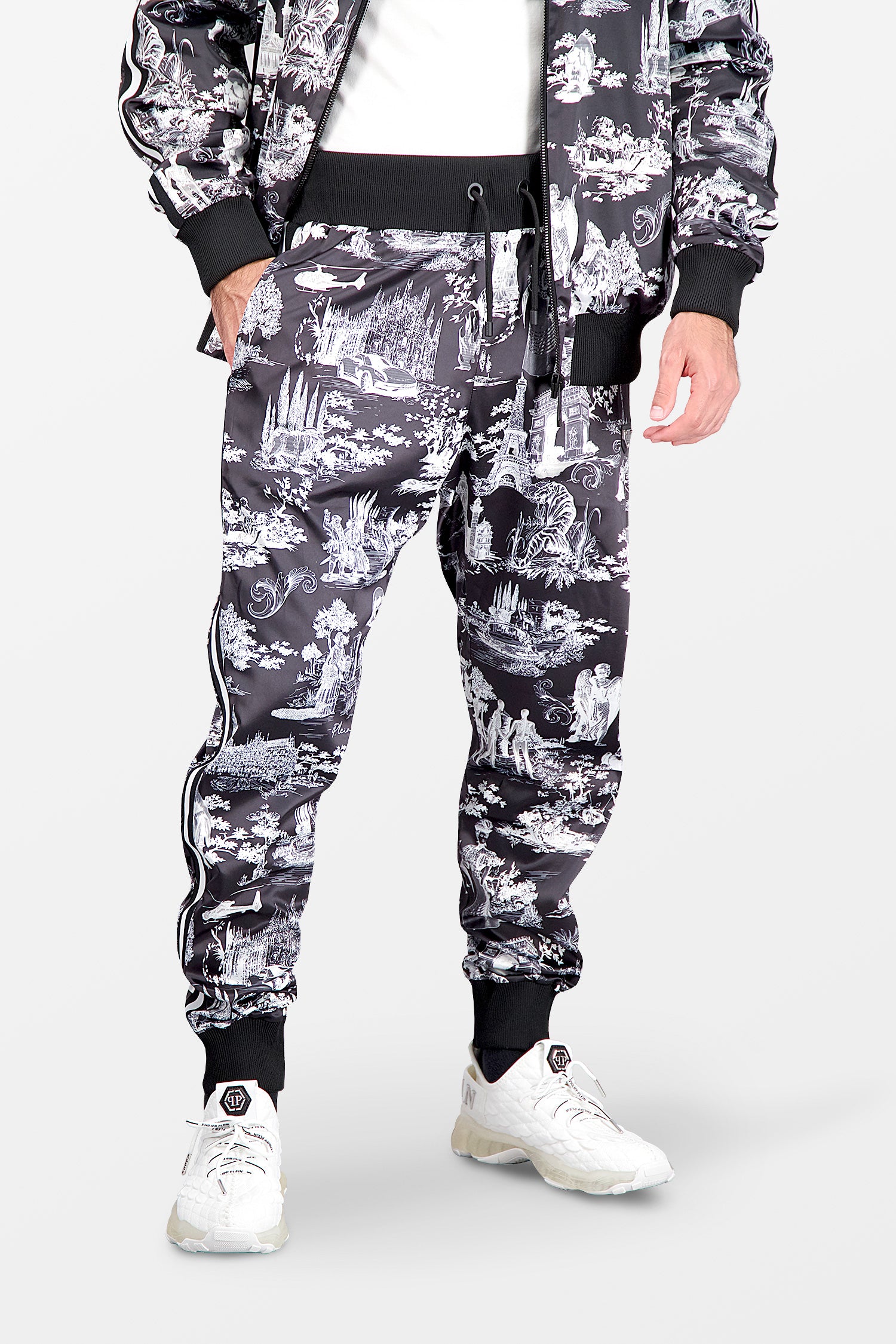 Philipp Plein Cady EN Plein Air Tracksuit for Women - Stylish Casual Jogging Suit with Hoodie & Sweatpants | Perfect for Gym, Running, Travel & Lounge Wear