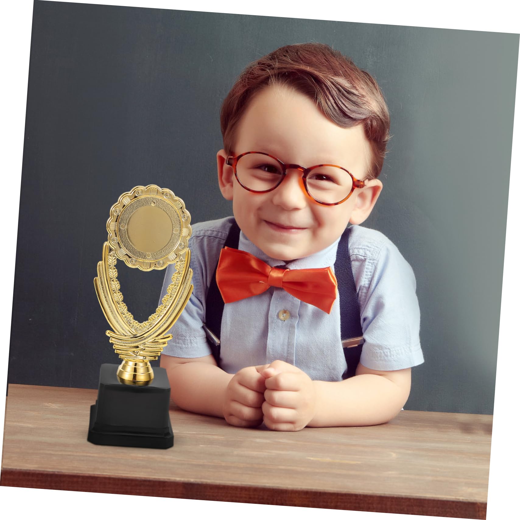 Kisangel Gold Plastic Soccer Trophy Cup for Kids - Award for Tournament Winners, Sports Competitions & School Events