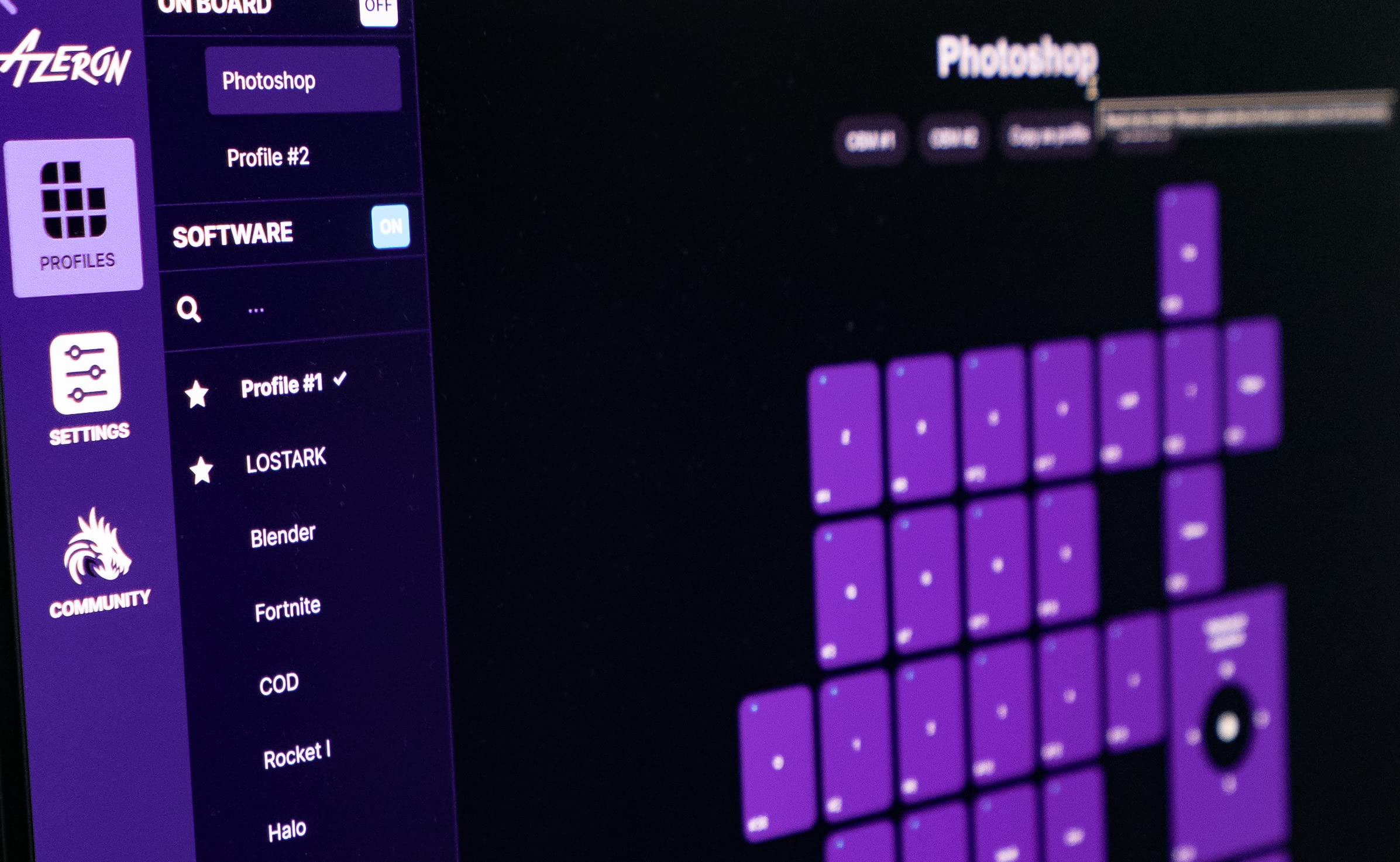 Azeron Cyborg Programmable One-Handed Gaming Keypad for PC - Ergonomic Analog Thumbstick & 29 Programmable Buttons - 3D Printed Right-Handed Keyboard - Perfect for FPS, MMO, MOBA and Esports Gaming