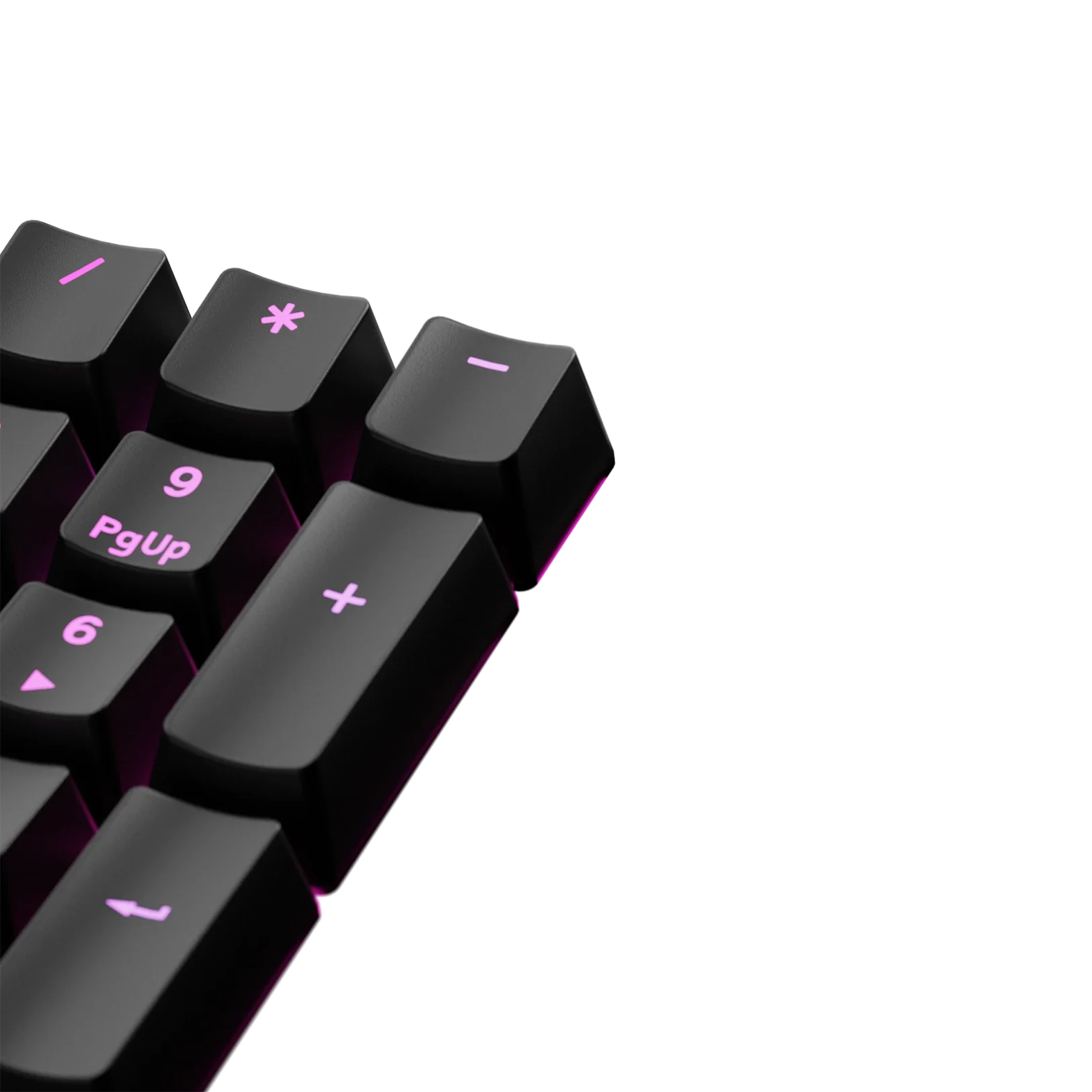 Backlit Black Keycaps for Mechanical Keyboards - US Layout - Perfect for Gaming & Typing in Low Light
