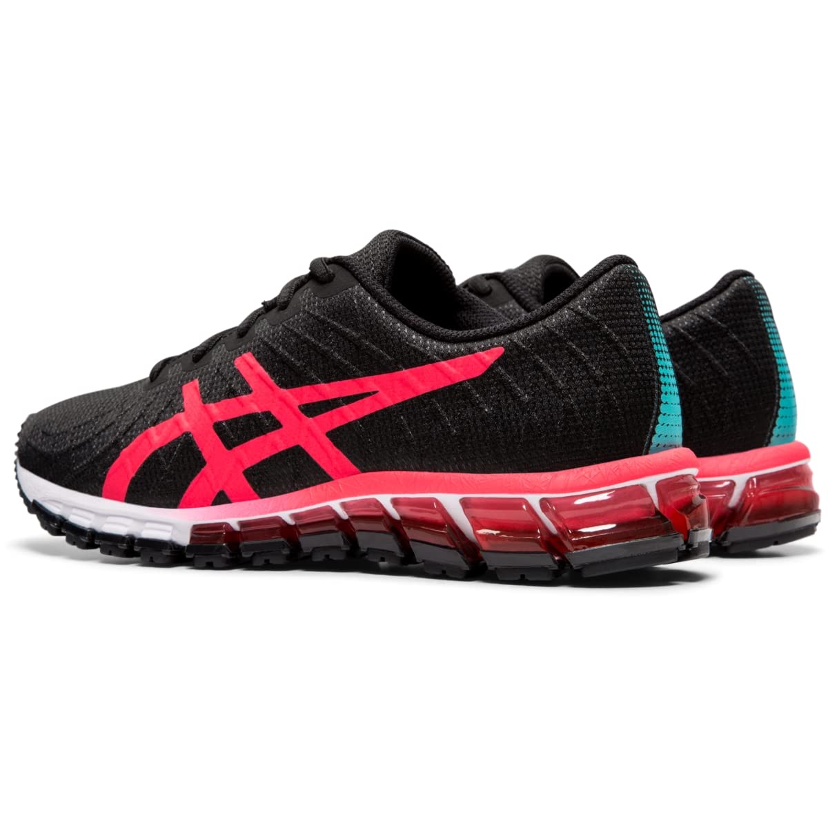 ASICS Women's GEL-Quantum 180 4 Running Shoes - Size 5 - Black/Laser Pink - Lightweight Cushioned Sneakers for Jogging, Gym Workouts & Everyday Wear