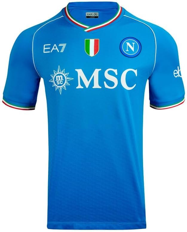 SSC Napoli Men's T-Shirt - Official Football Jersey for Fans, Casual Wear & Game Day Outfits