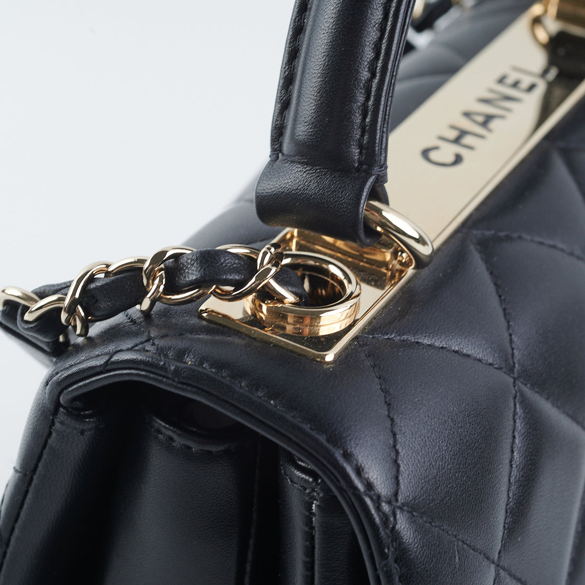 Chanel Quilted Trendy CC Small Black Leather Shoulder Bag - Luxury Designer Handbag for Women, Perfect for Date Night & Evening Events