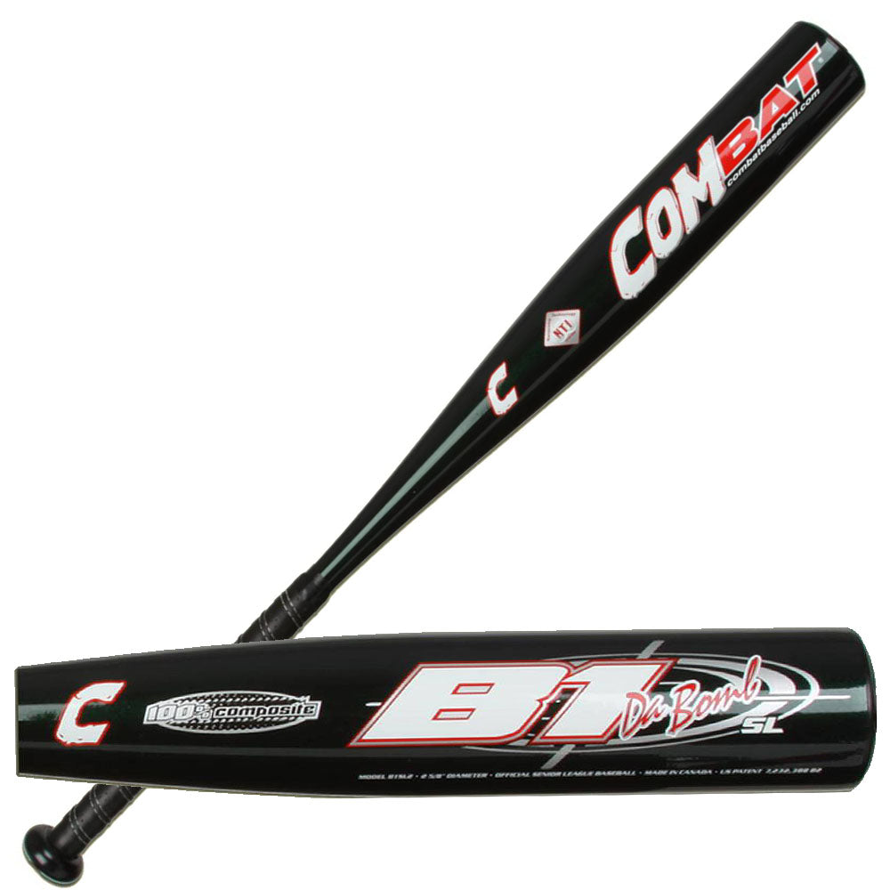 New Combat B1 Da Bomb B1SL2 Senior League Baseball Bat 2 5/8