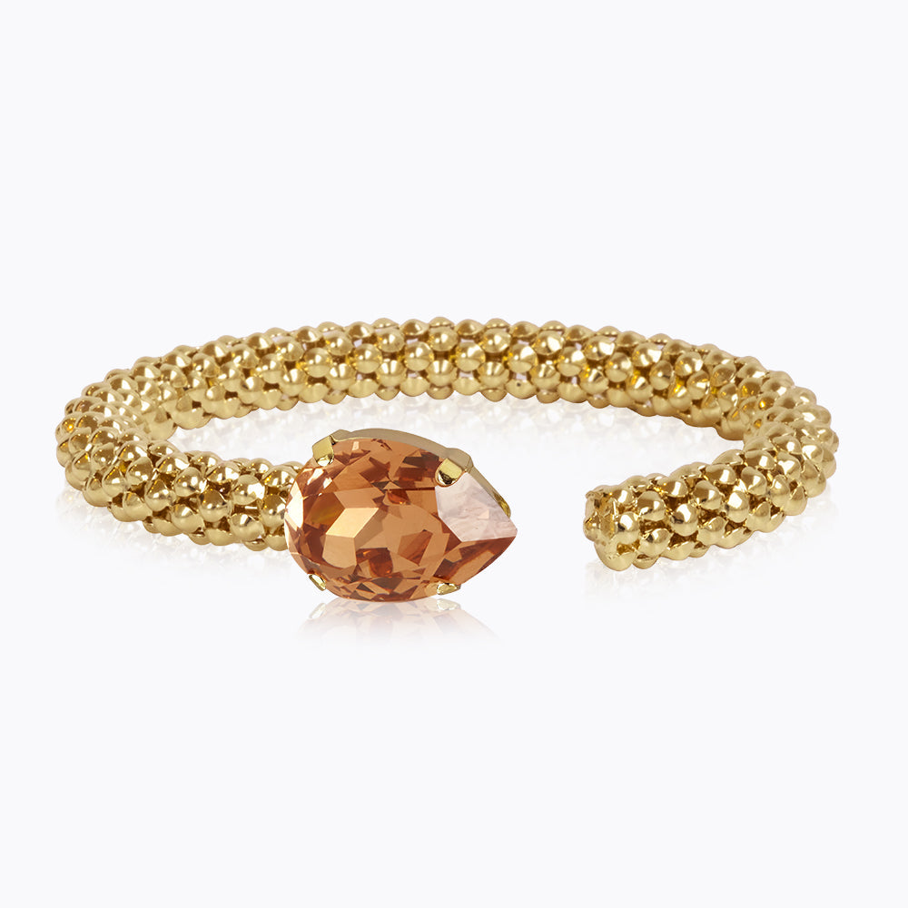 Classic Rope Bracelet with Light Colorado Topaz - Elegant Bohemian Jewelry for Women | Perfect for Casual Wear, Beach Outfits & Festival Accessories