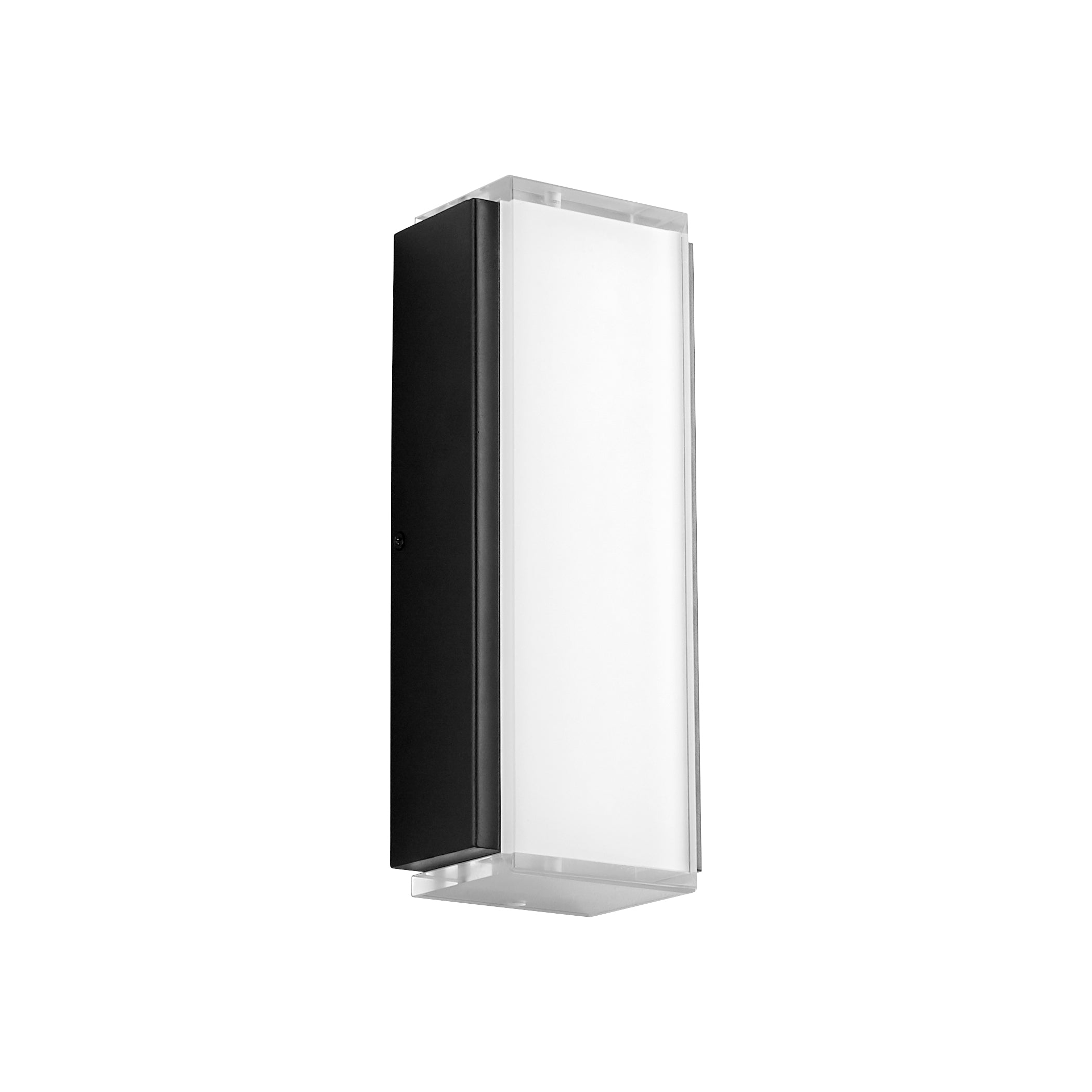 Oxygen Helio 3 744 15 Outdoor Wall Sconce Light Black - Waterproof Exterior Lighting for Patio, Garden & Porch