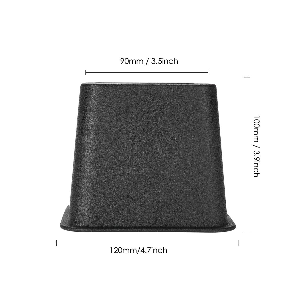 **Adjustable Bed Risers & Furniture Risers - Heavy Duty Table, Chair & Sofa Risers - Non-Slip & Floor Safe - Perfect for Bed, Desk & Couch Elevation**    *(Use Cases: Ideal for raising beds for extra storage, adjusting desk height for ergonomics, or elevating sofas for easier cleaning.)*