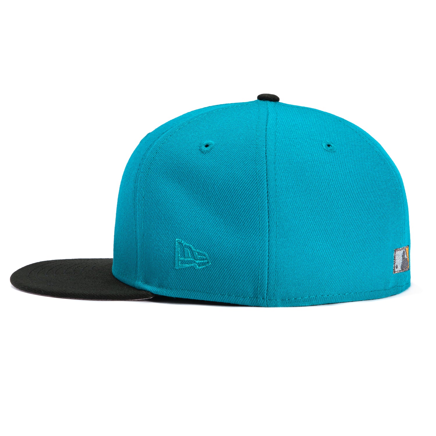 New Era 59Fifty New York Yankees 1942 All Star Game Patch Snapback Hat - Teal, Black & Metallic Silver - Official MLB Baseball Cap for Men & Women - Perfect for Games, Collecting & Streetwear Fashion