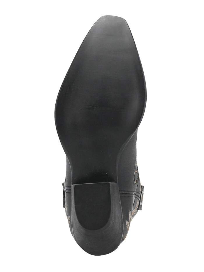 Dingo DI748 Women's Primrose Ankle Western Bootie - Black Cowgirl Boots for Country Dancing & Casual Outfits