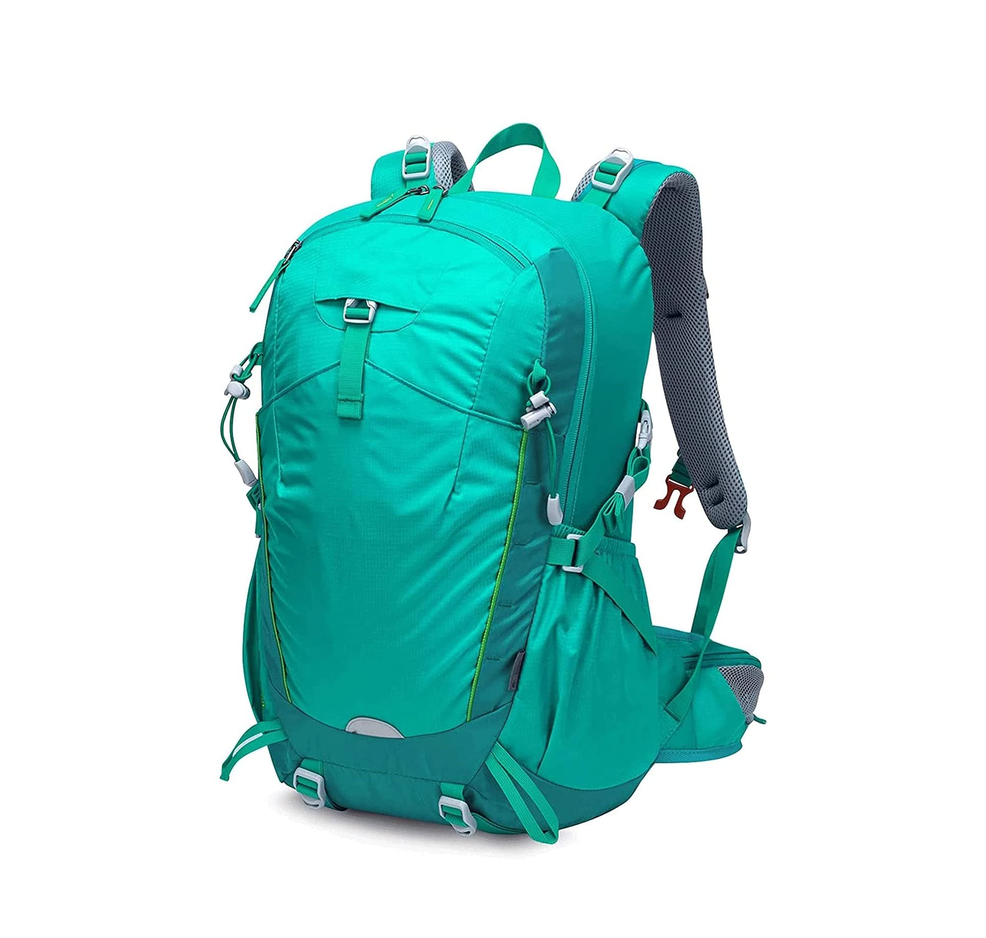 WXLBHD 35L Lightweight Waterproof Hiking Backpack - Durable Trekking Bag for Outdoor Sports, Climbing, Mountaineering, Fishing, Travel & Cycling - Perfect Daypack for Men & Women (Green) - Ideal for Camping, Backpacking & Adventure Trips