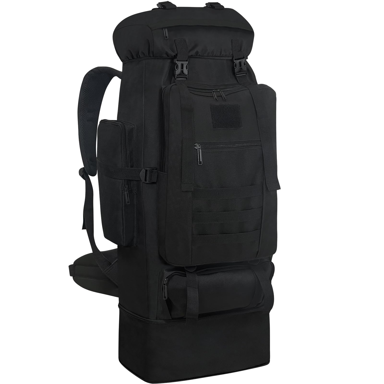 Wesoke 80L 100L Waterproof Large Camping Backpack for Men & Women - Military Tactical Hiking Rucksack for Outdoor Travel, Backpacking & Adventure | Perfect for Camping Trips, Hiking Expeditions & Travel Gear