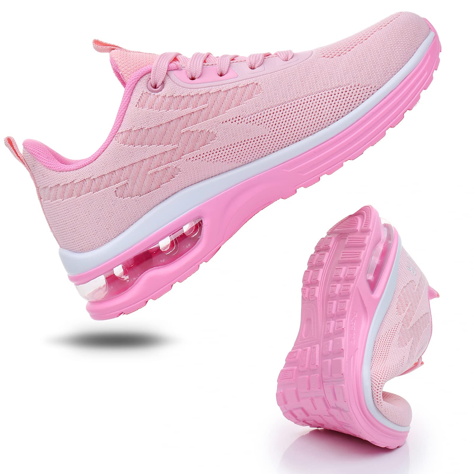 Adcoran Women's Air Cushion Running Shoes - Lightweight Walking Sneakers with Memory Foam for Outdoor Sports, Gym & Casual Wear - Perfect for Students & Teens