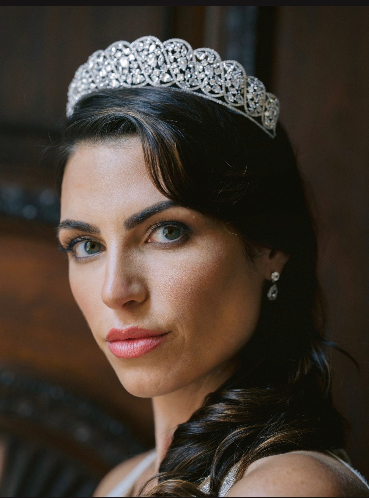 Delia Tiara 1 - Elegant Rhinestone Hair Accessory for Women | Perfect for Weddings, Prom, Parties & Special Occasions