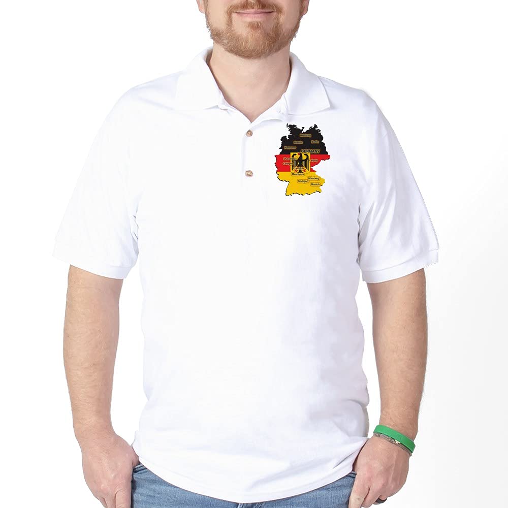 Germany Map Golf Shirt - Premium Polo for Men & Women - Perfect for Golf Outings, Travel & Casual Wear