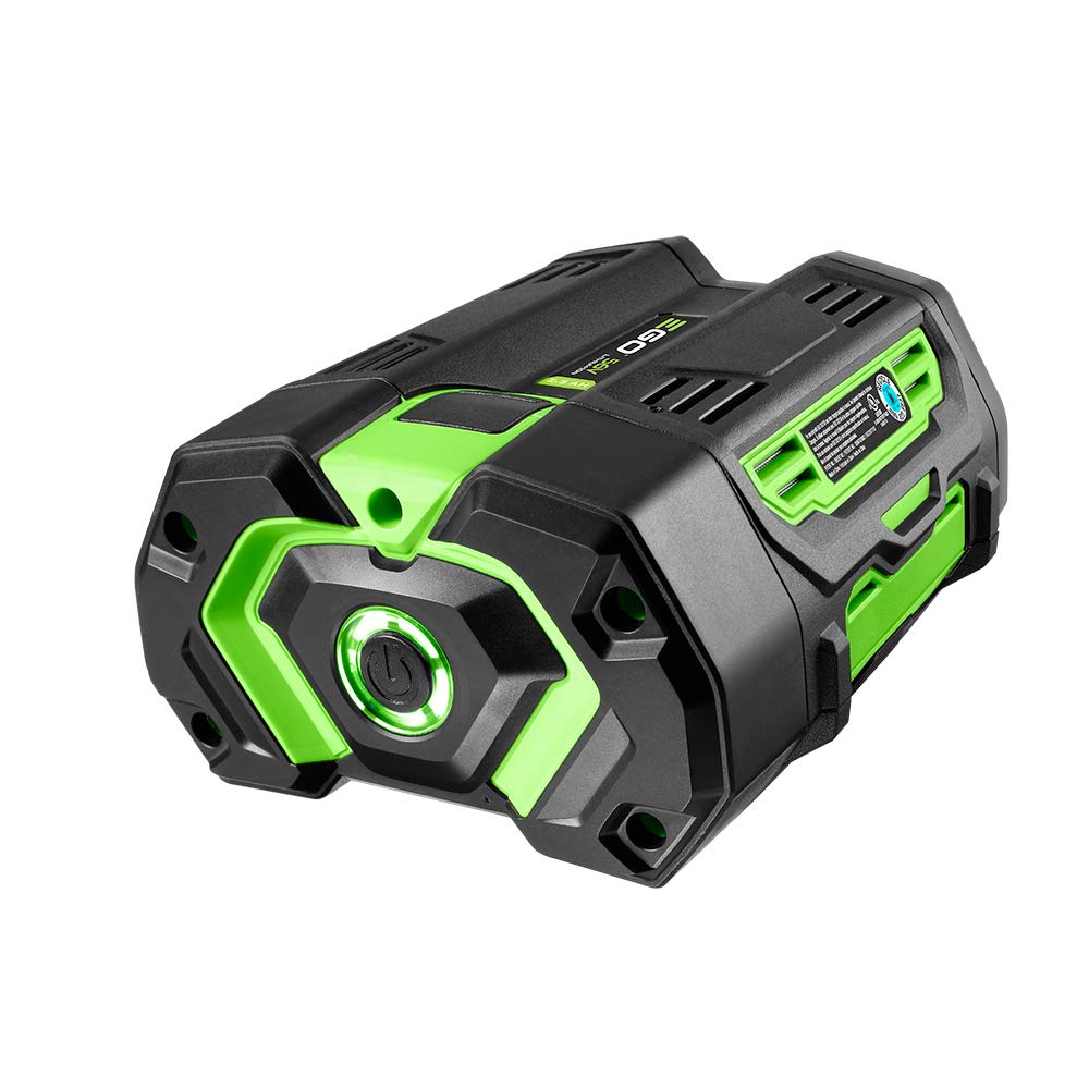 EGO Power+ 56V Lithium-Ion Battery (2nd & 3rd Gen) with Fuel Gauge - Compatible with EGO Lawn Mower, Leaf Blower, String Trimmer & Power Tools - Long-Lasting Cordless Battery for Outdoor Yard Equipment (Black)