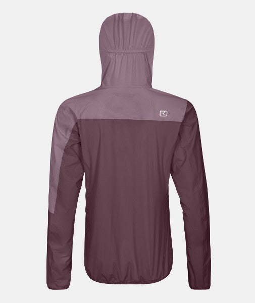 Ortovox 2.5L Civetta Jacket for Women - Lightweight Waterproof Hiking Shell - Perfect for Outdoor Adventures & Mountain Climbing