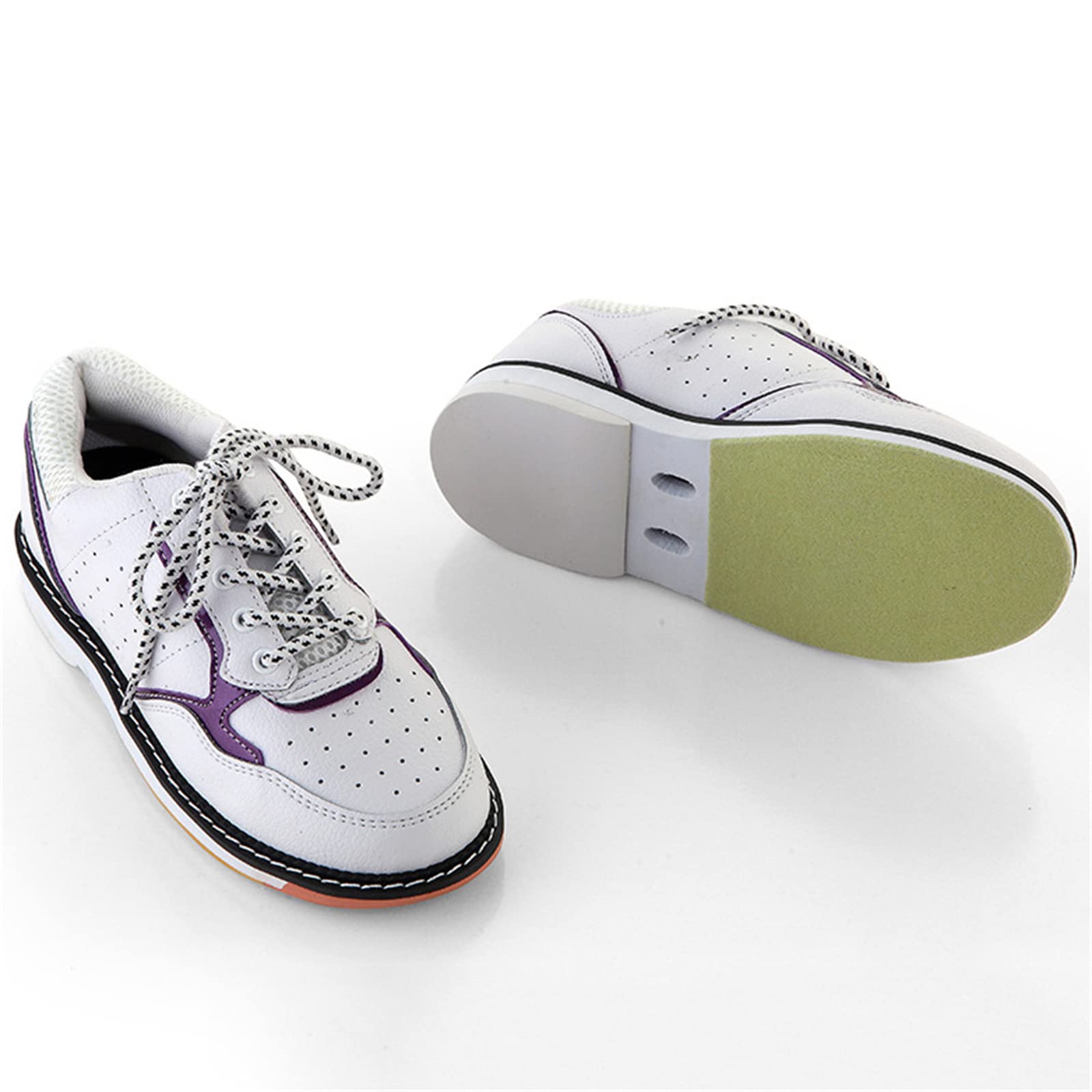 ZENSI Women's Bowling Shoes - Lightweight Breathable Leather with Anti-Slip Rubber Sole & Shock Absorption for Comfortable Performance | Perfect for League Play, Practice & Tournament Bowling