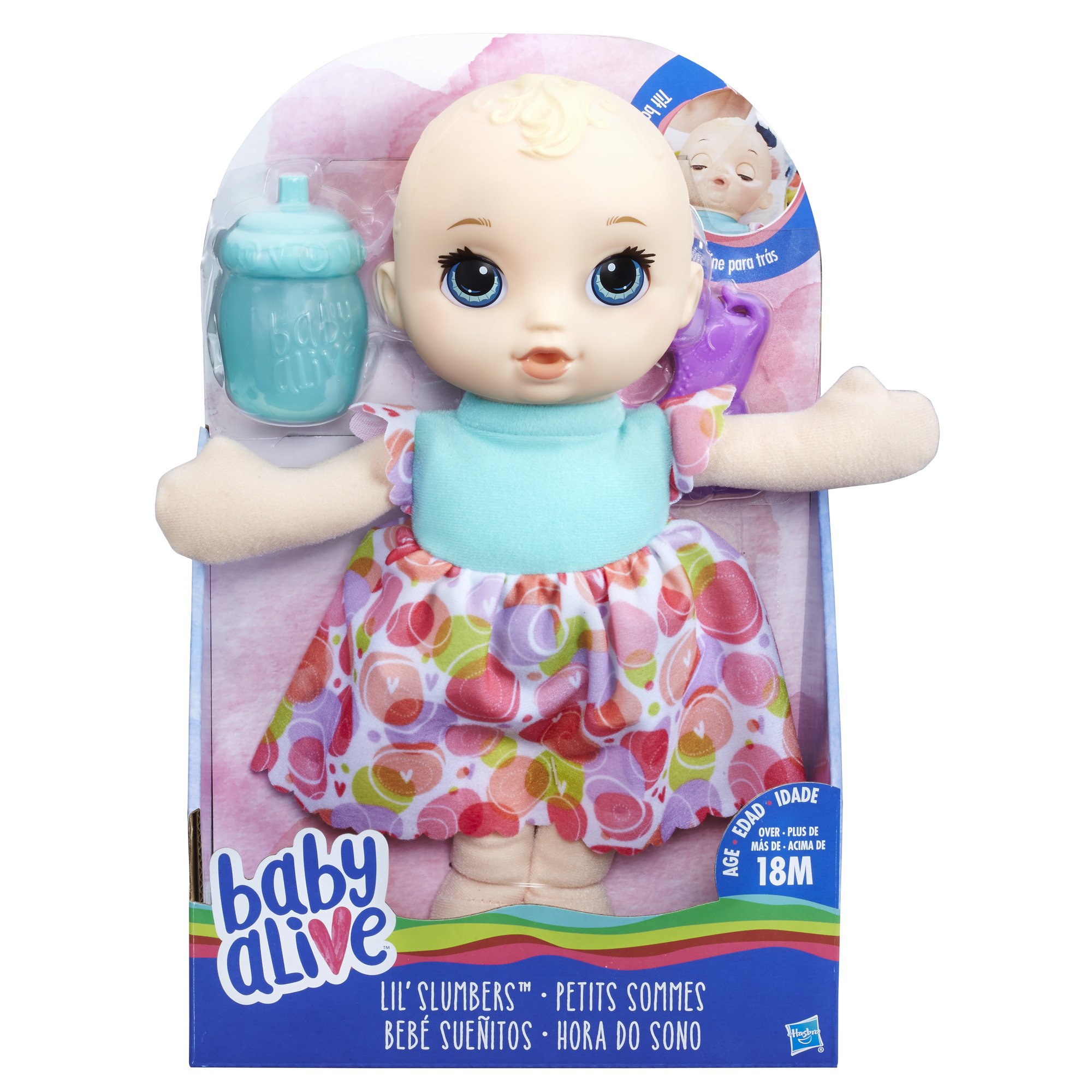 Baby Alive Blonde Doll for Toddlers - Pretend Play & Bedtime Fun