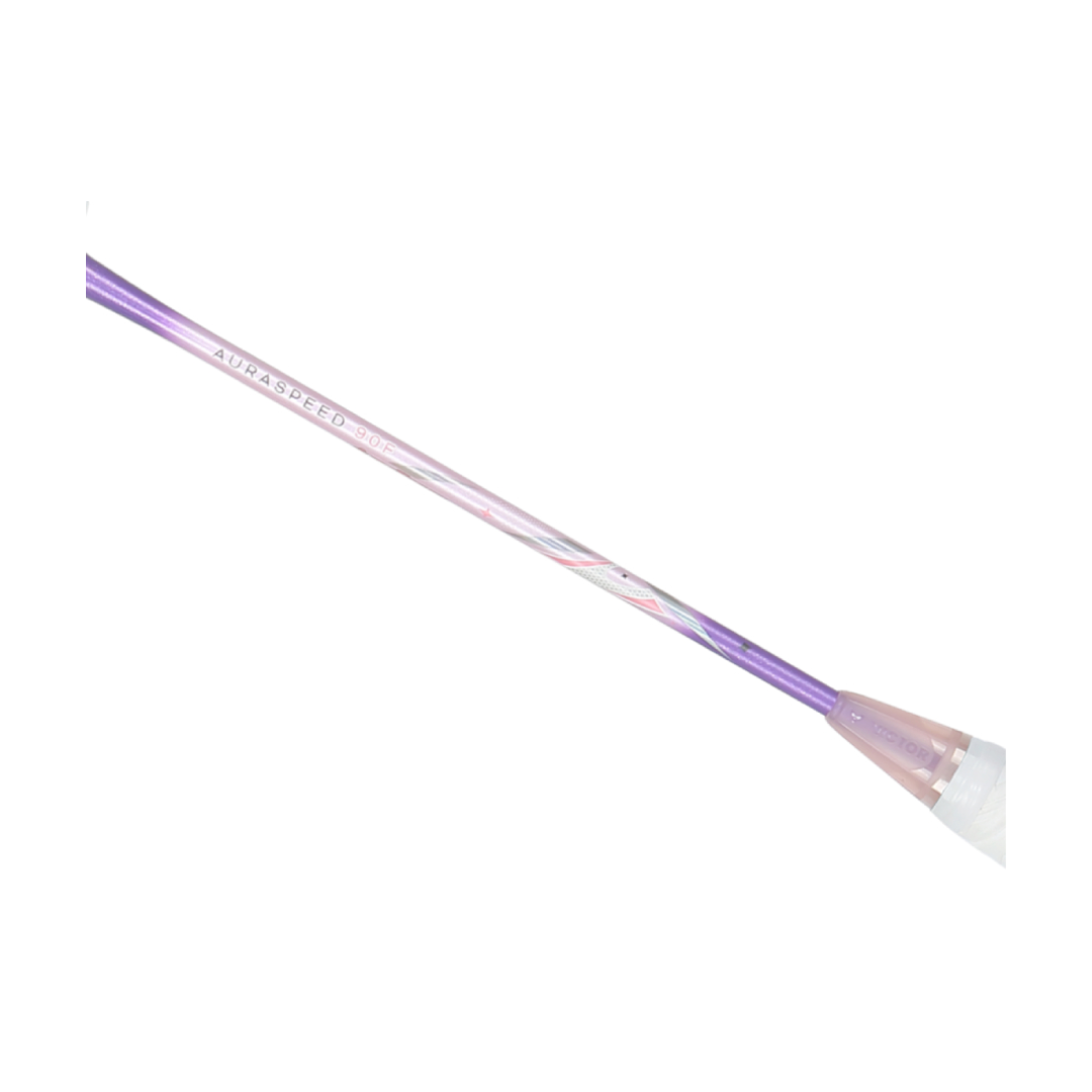 Victor Auraspeed 90F Unstrung Badminton Racket - Medium Purple | Lightweight Carbon Fiber Badminton Racquet for Advanced Players | Perfect for Tournaments & Training Sessions