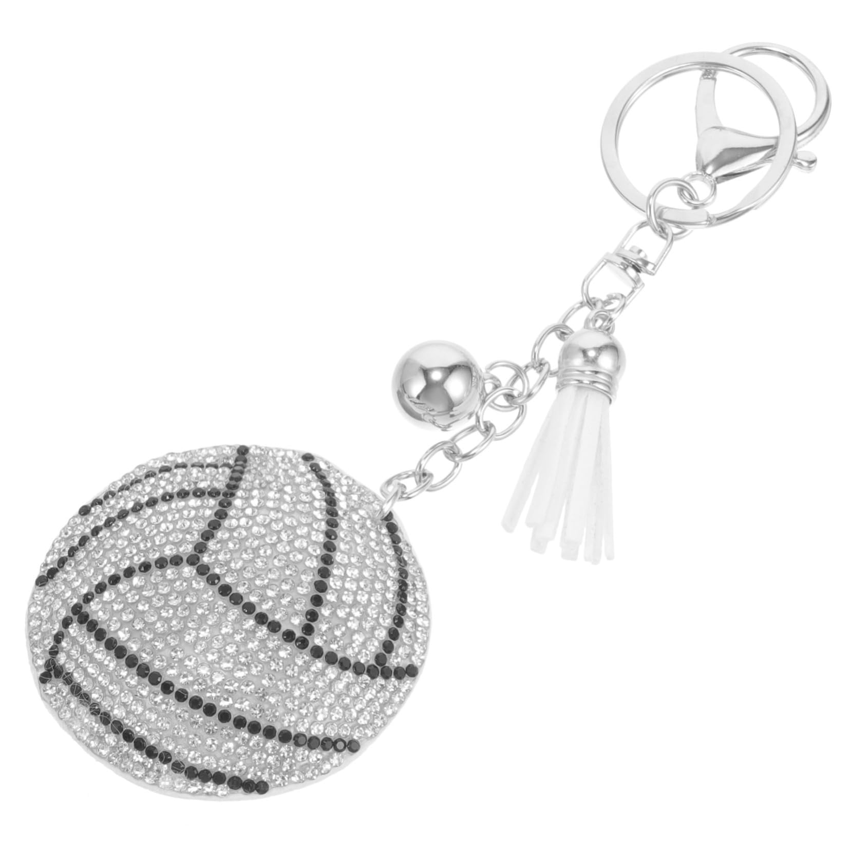 BRIGHTFUFU Compact Bag Pendant Hanging Keychains - Decorative Volleyball Keychains for Team Spirit and Everyday Carry