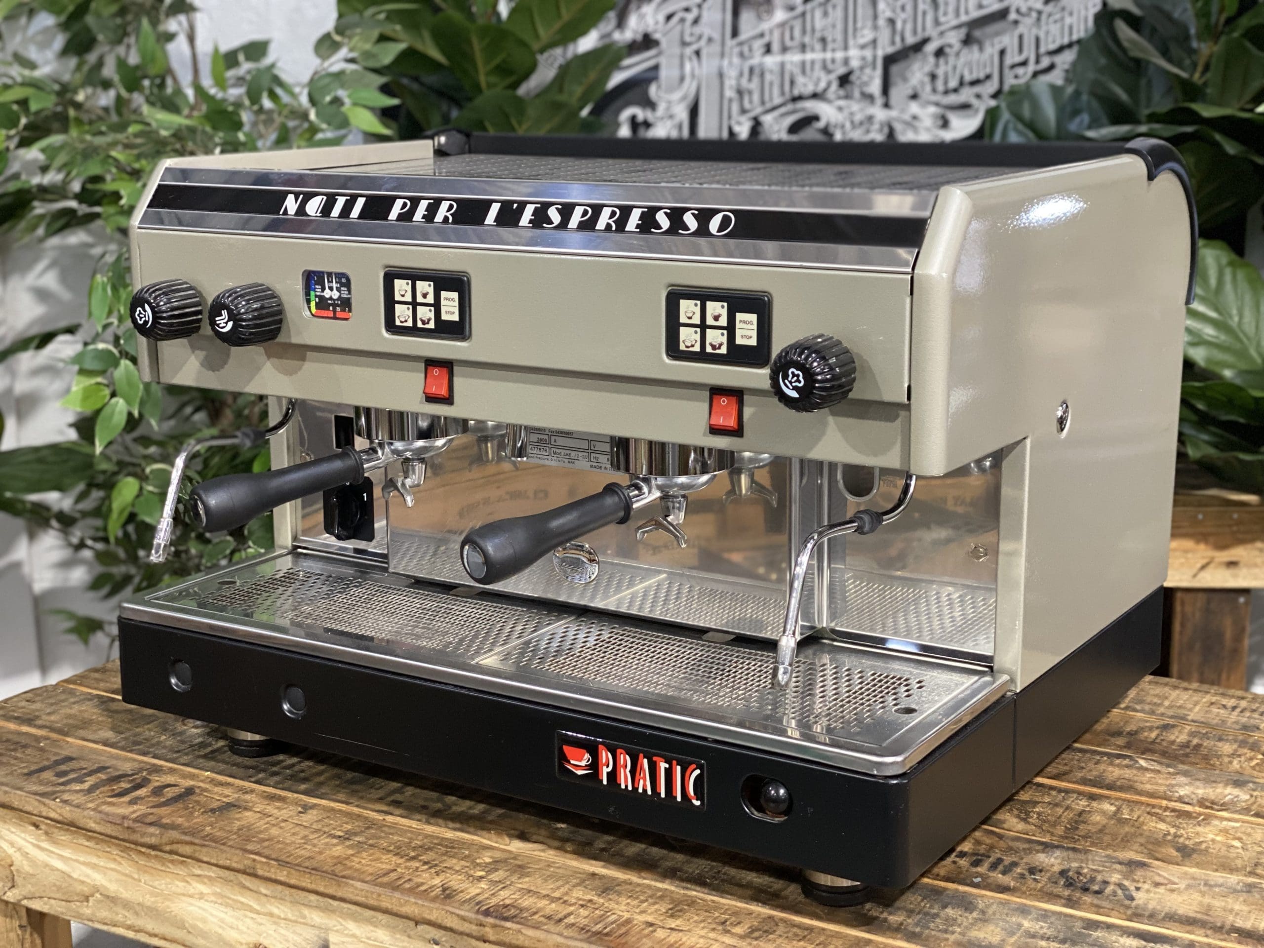 Astoria Pratic 2 Group Commercial Espresso Machine - Professional Coffee Maker for Cafes, Restaurants & Offices - High Performance Stainless Steel Design