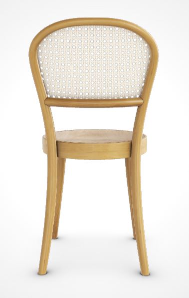 TON No. 314 Bentwood Chair with Veneer Seat - Classic Wooden Dining Chair for Restaurant, Cafe & Home Decor