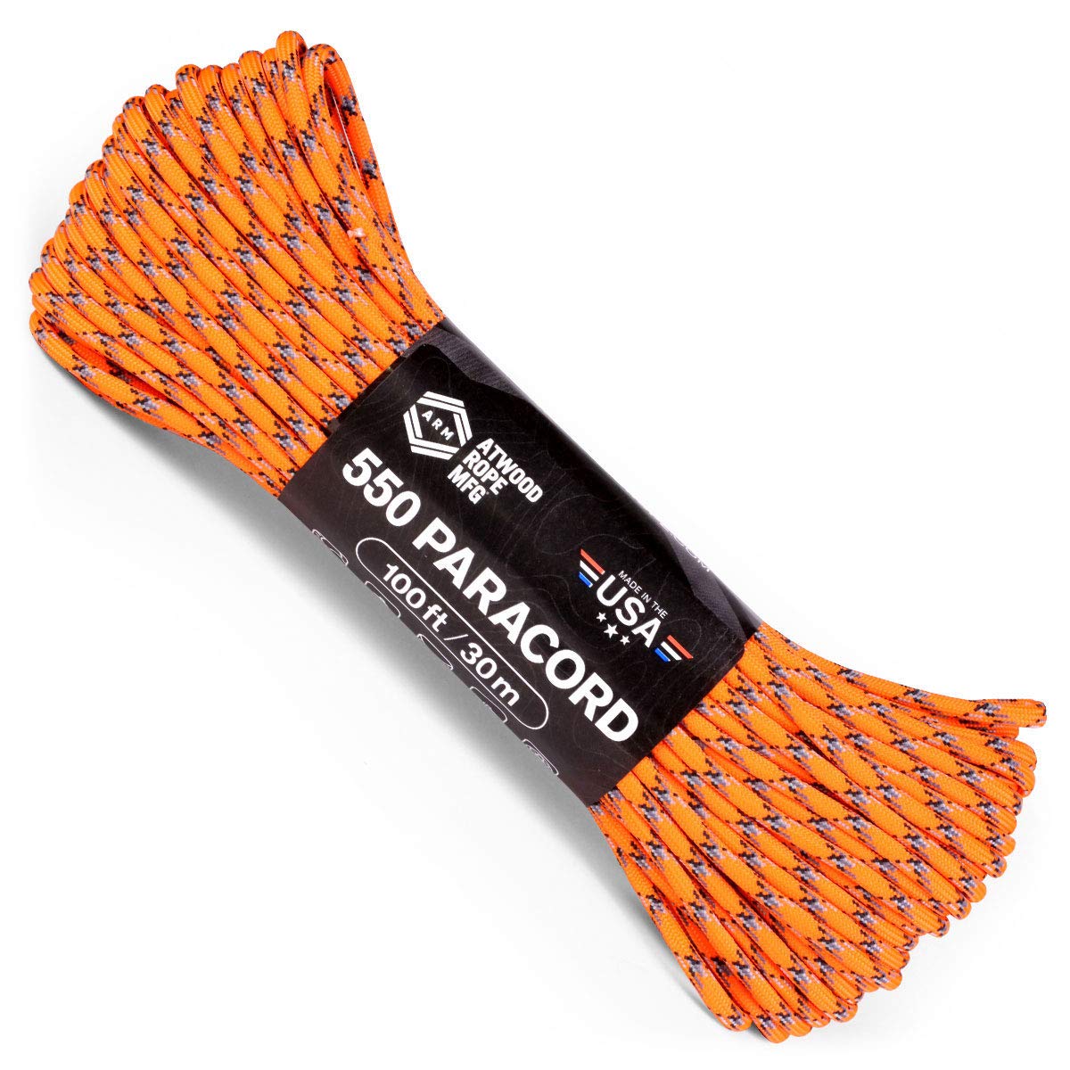 Atwood 550 Paracord 30m 7-Strand Nylon Rope - Survival Gear for Camping & DIY Crafts