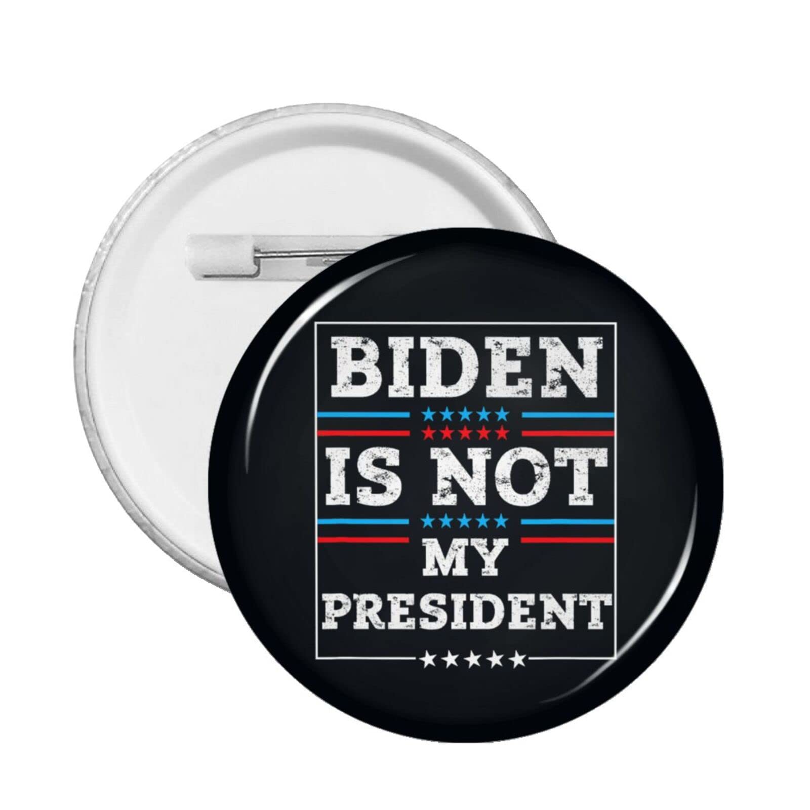 Biden Button Pins - Round Badges for Men & Women - 1PC - Political Protest Accessory