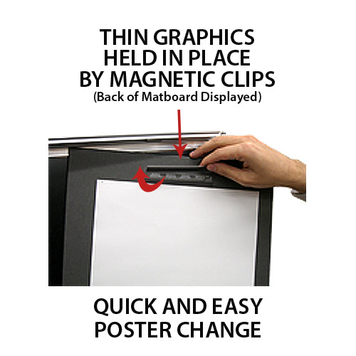 Premium 20x24 Designer Wood Snap Frames for Posters - 4 Wide Matboard Display - Perfect for Home Decor, Office Art & Gallery Exhibitions