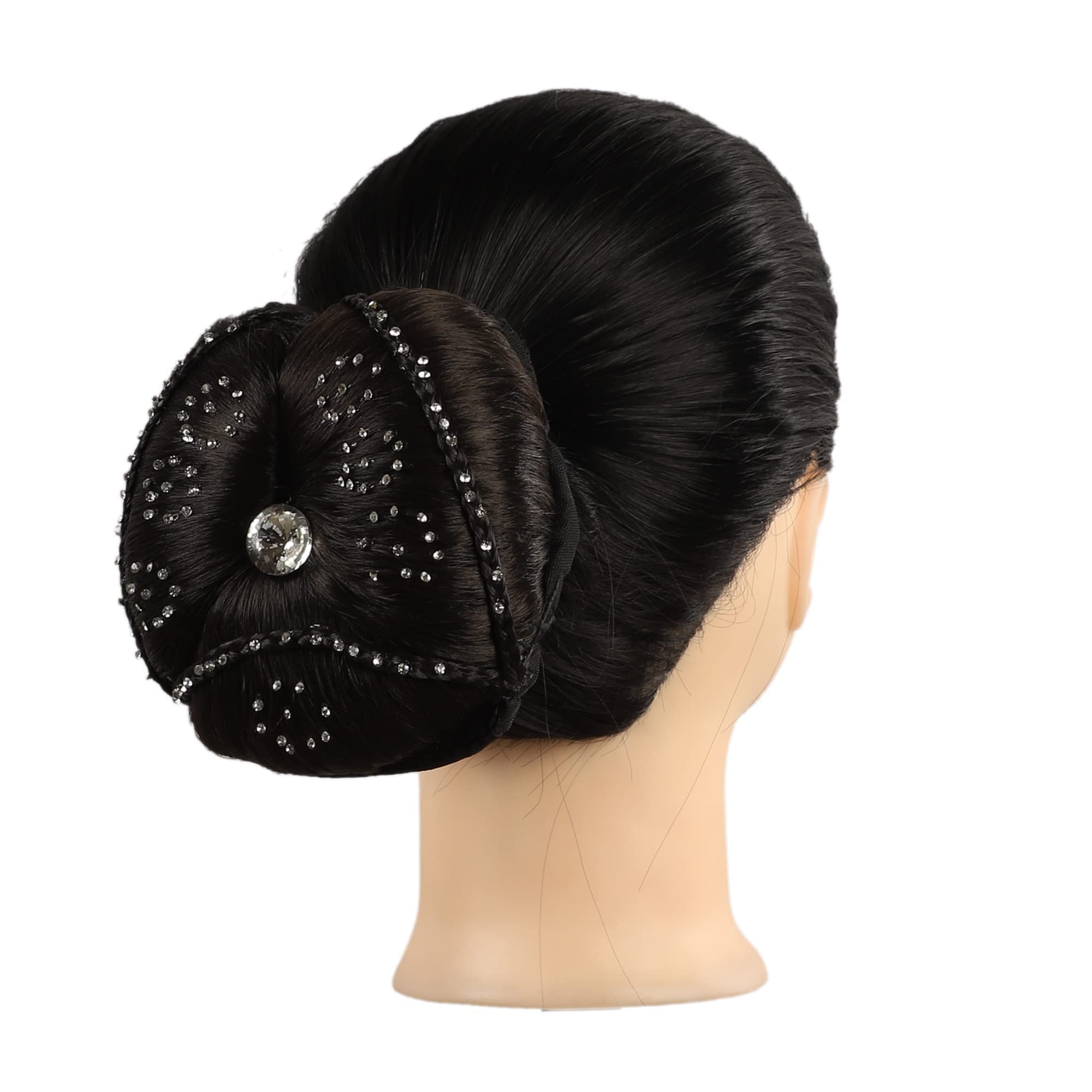 Neaama Juda Hair Bun for Women & Girls - Brown | Stylish Hair Accessory for Parties & Work