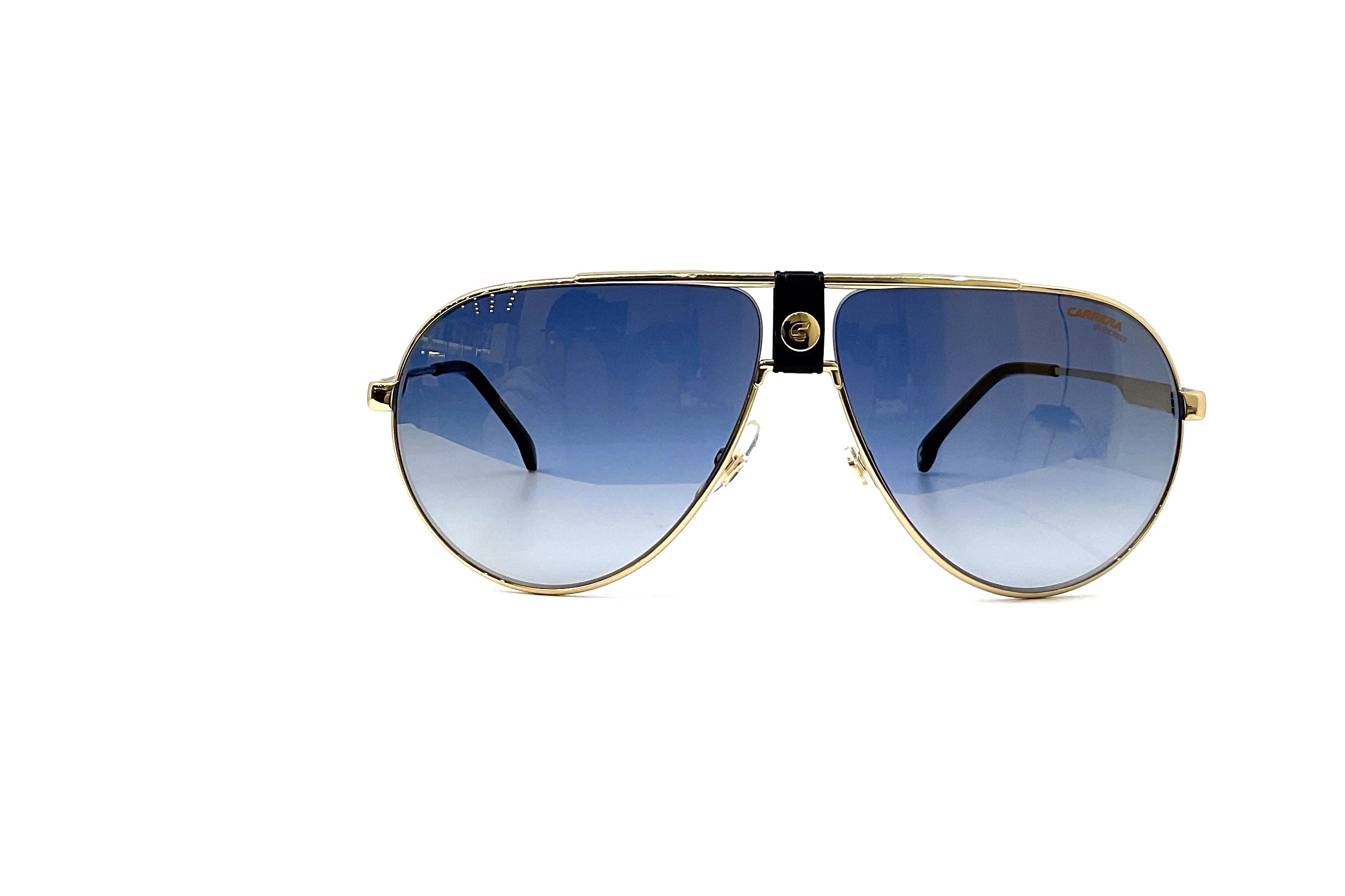 Carrera 1033/S Black Gold Sunglasses - Polarized UV Protection for Men & Women - Perfect for Driving, Running, and Outdoor Activities