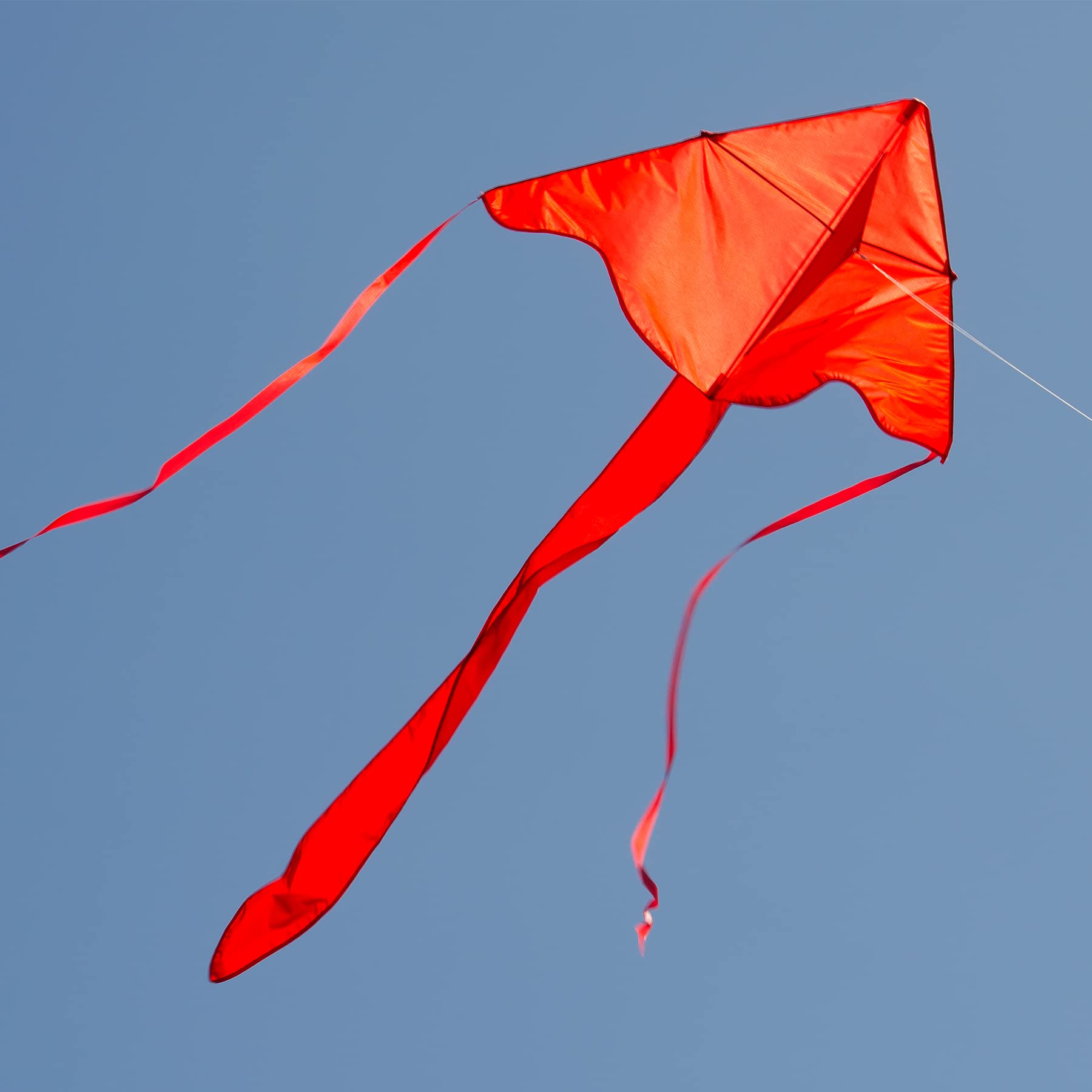 Solid Color Fly Hi Kites - Premium Outdoor Kite for Kids & Adults - Perfect for Beach, Park & Family Fun Days